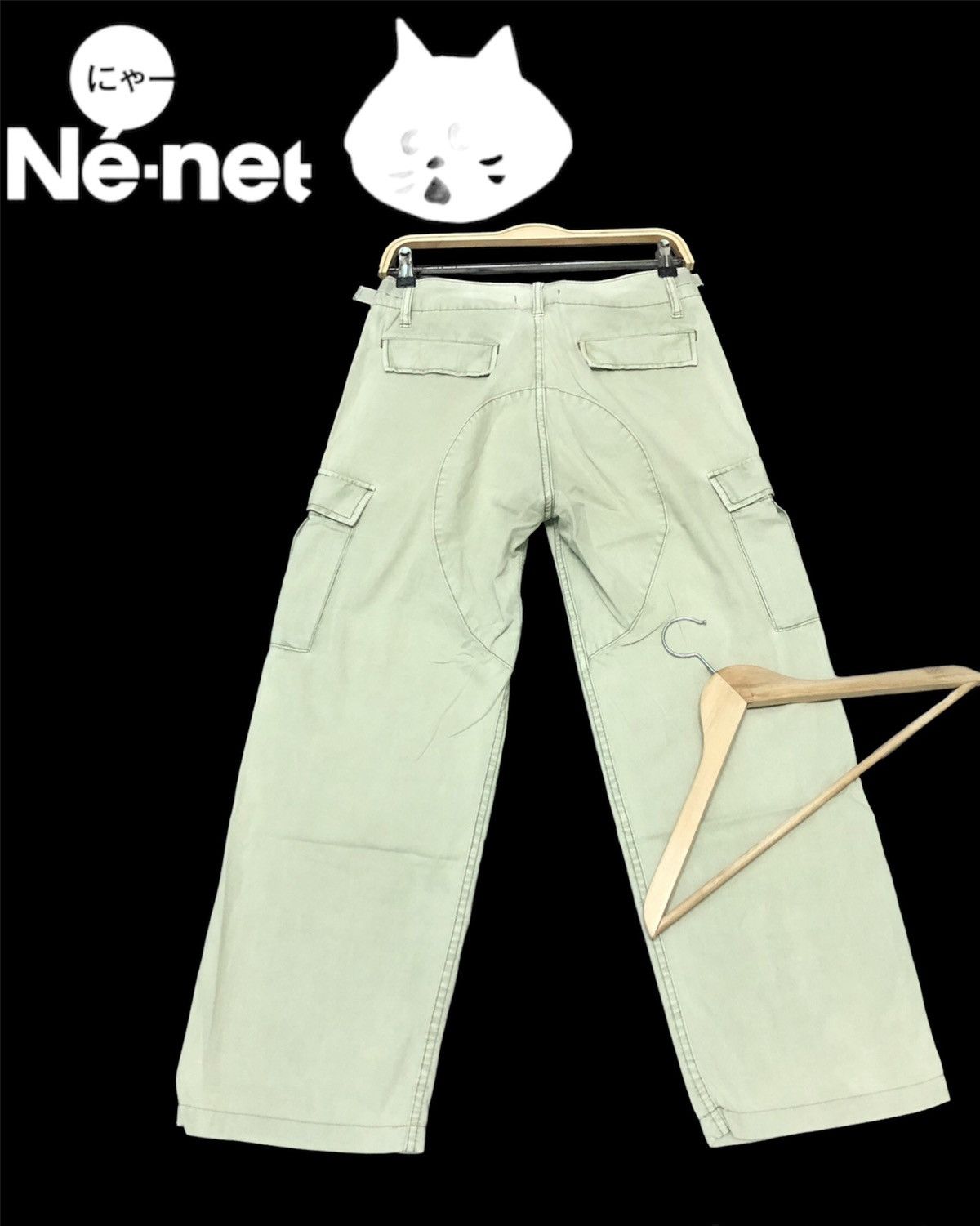 Issey Miyake × Ne-Net NE-NET BY ISSEY MIYAKE CARGO MULTI POCKET ANKLE CUT PANT Size US 31 - 2 Thumbnail