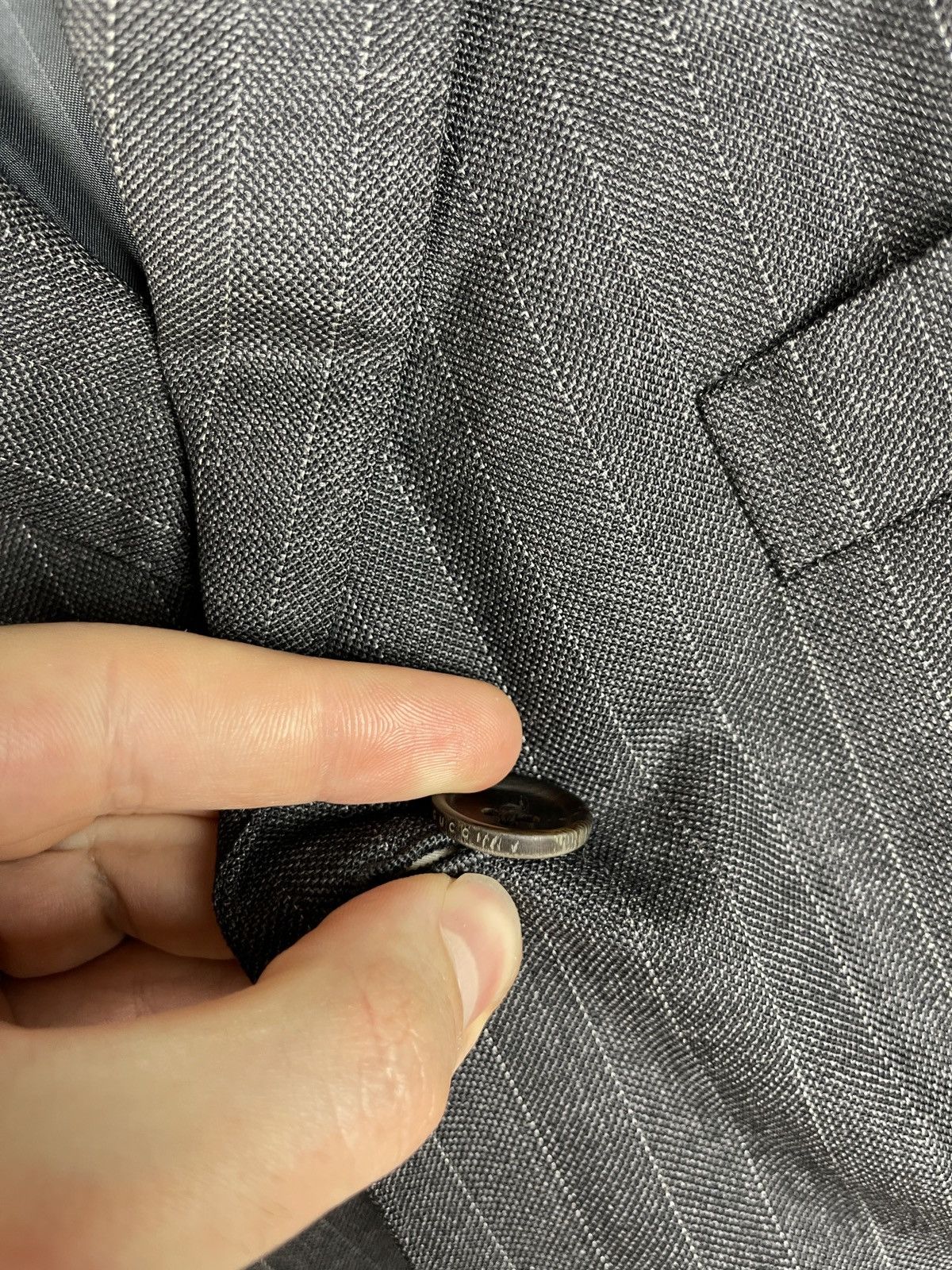 Gucci Gucci vintage striped 3 button wool blazer jacket Size 42R - 8 Thumbnail