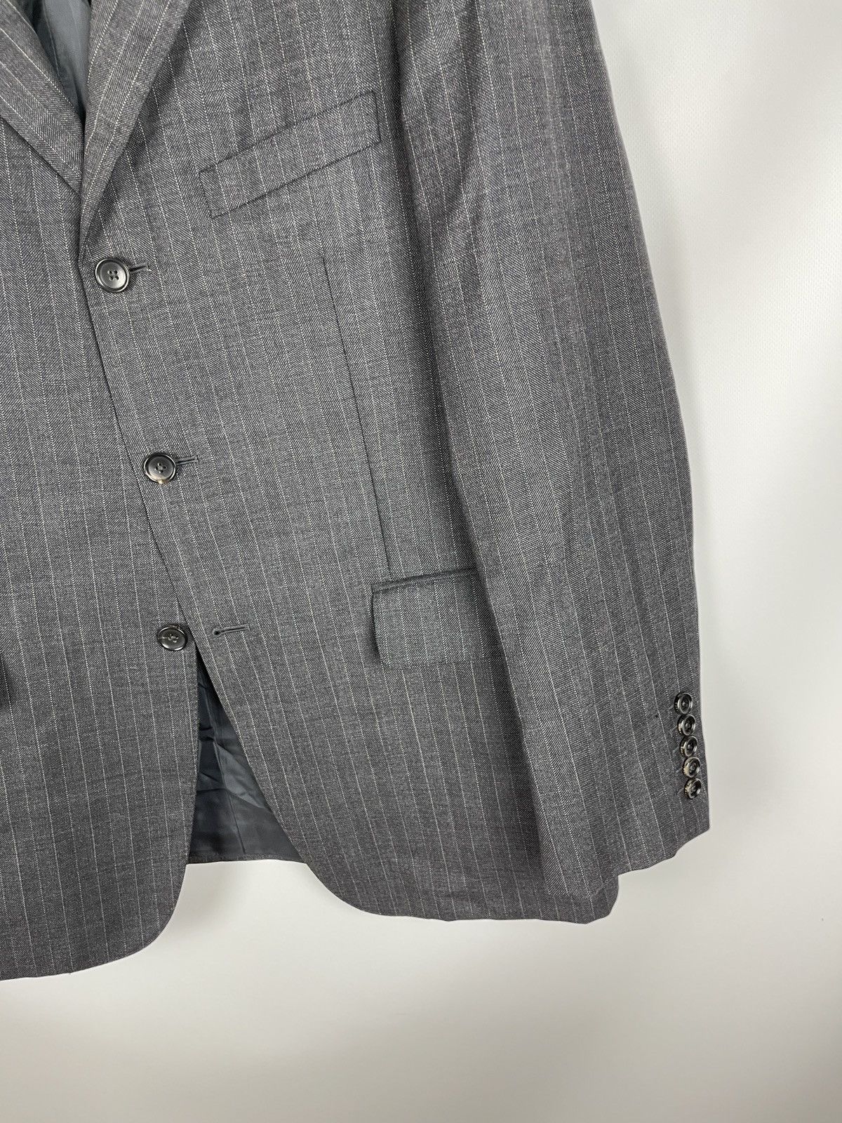 Gucci Gucci vintage striped 3 button wool blazer jacket Size 42R - 5 Thumbnail