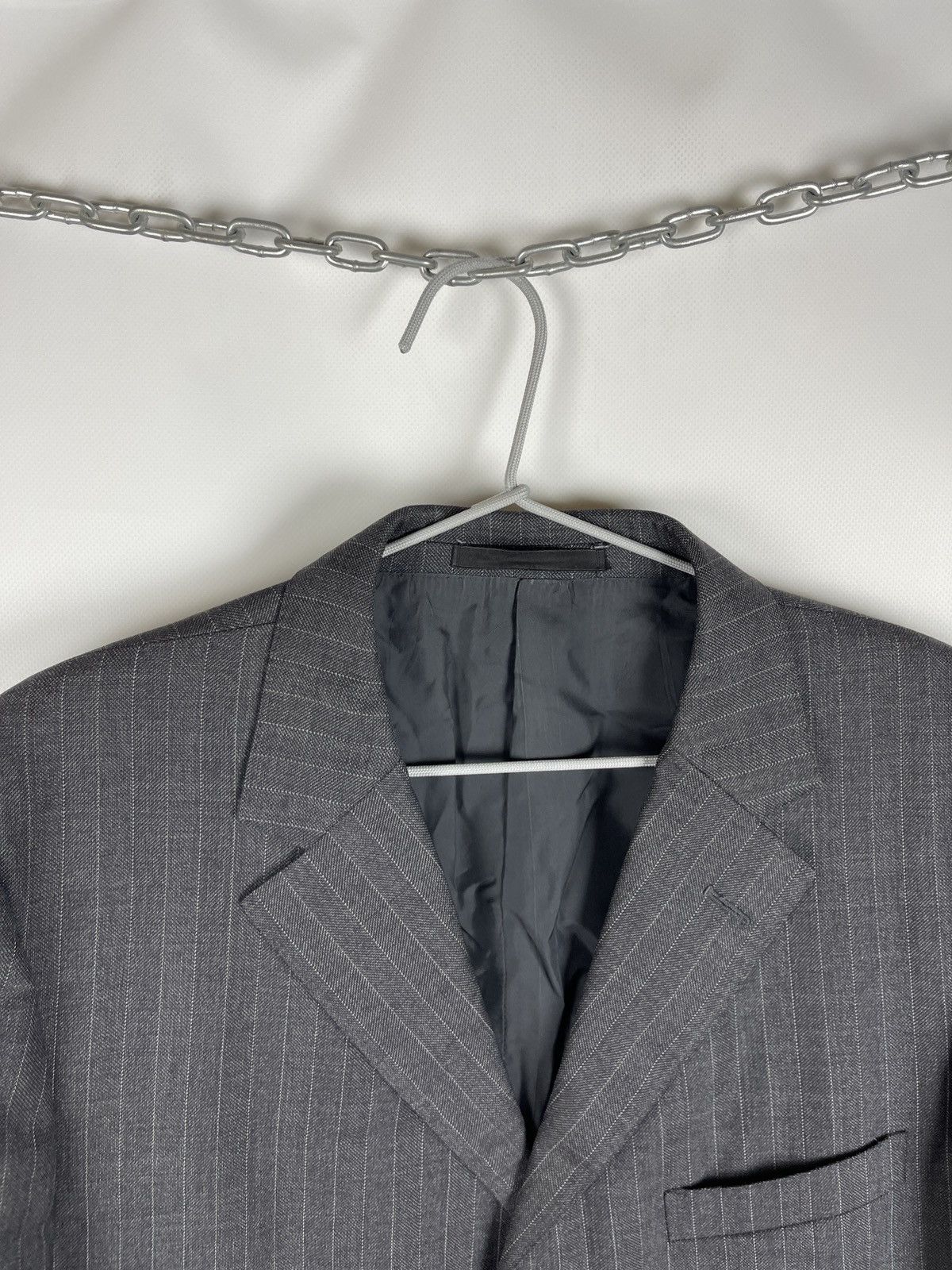 Gucci Gucci vintage striped 3 button wool blazer jacket Size 42R - 4 Thumbnail