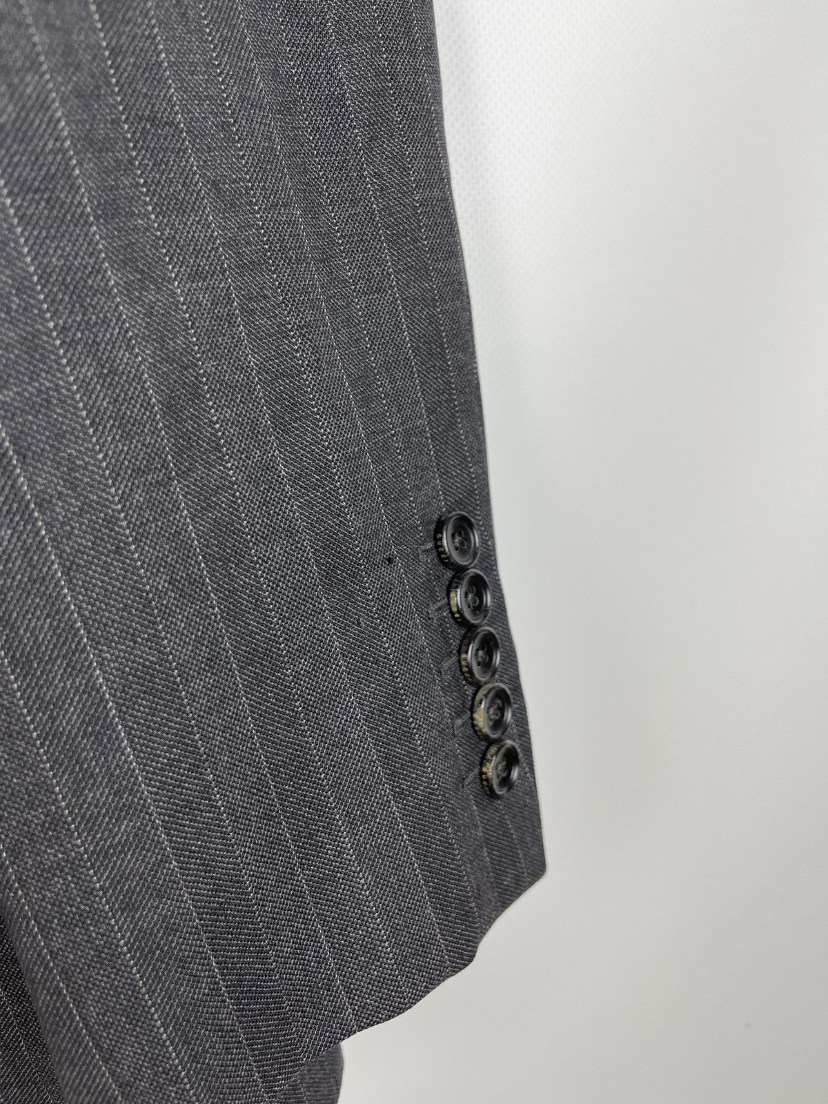 Gucci Gucci vintage striped 3 button wool blazer jacket Size 42R - 6 Thumbnail