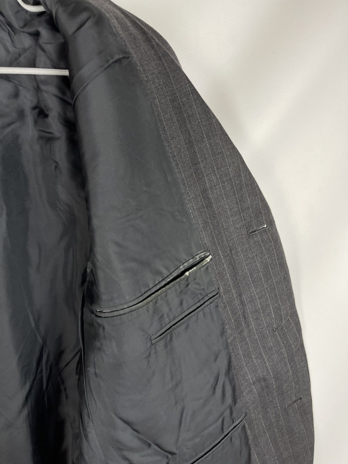 Gucci Gucci vintage striped 3 button wool blazer jacket Size 42R - 10 Thumbnail