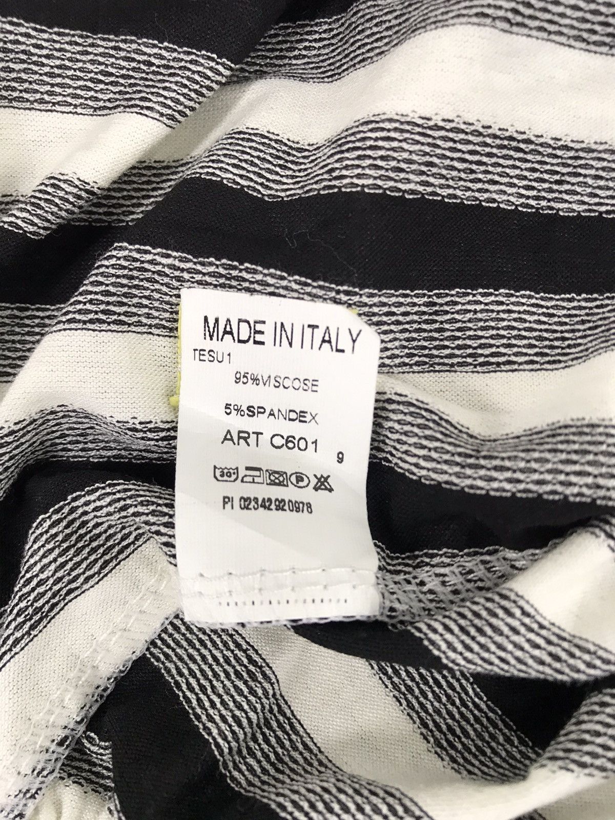 Vintage Unique Tee Inspired Striped Shadow Made Striped Size M / US 6-8 / IT 42-44 - 4 Thumbnail