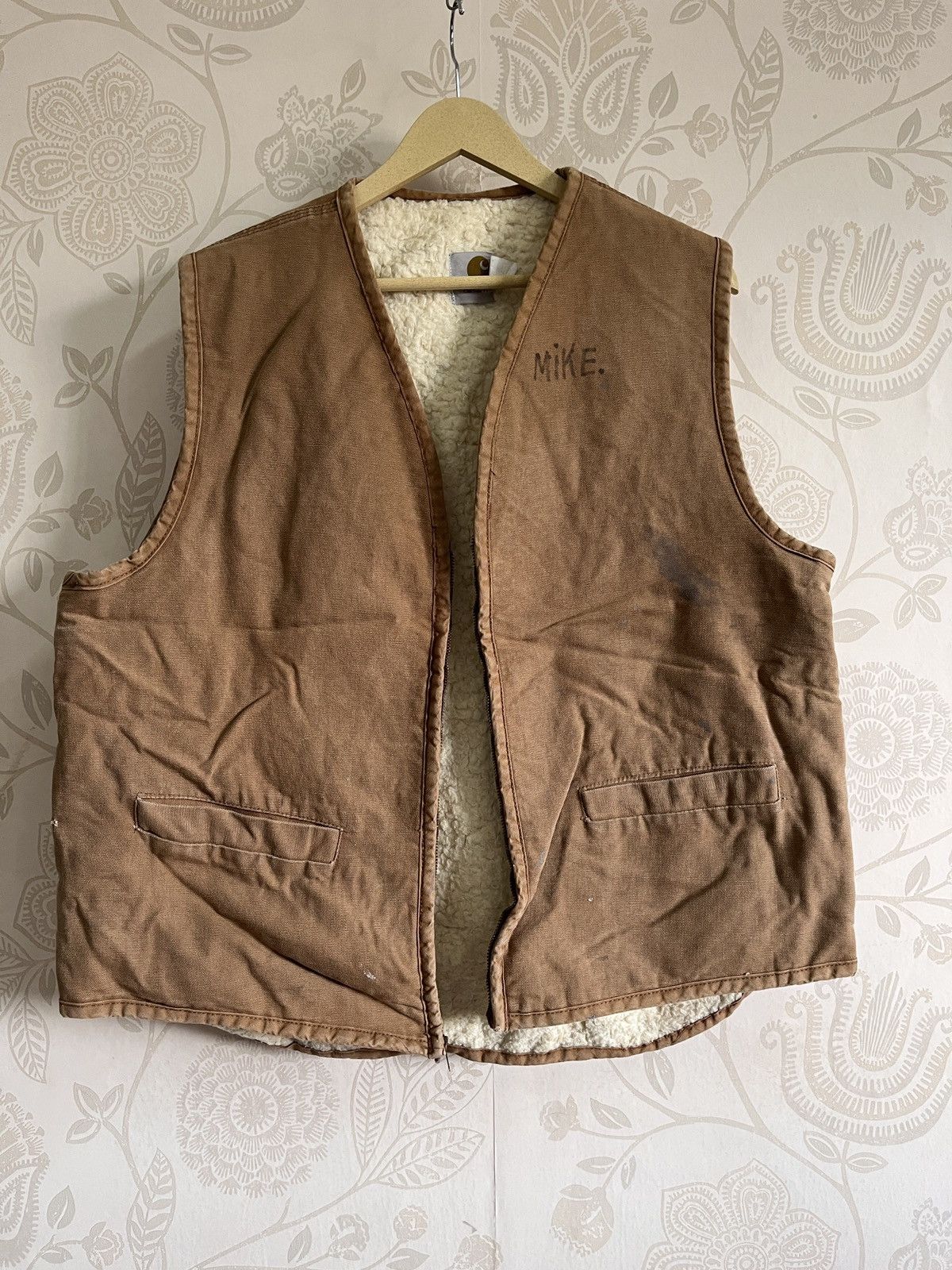 Carhartt × Vintage Carhartt Detroit Vest Denim 1980s Vintage Blanket Size US XL / EU 56 / 4 - 13 Thumbnail