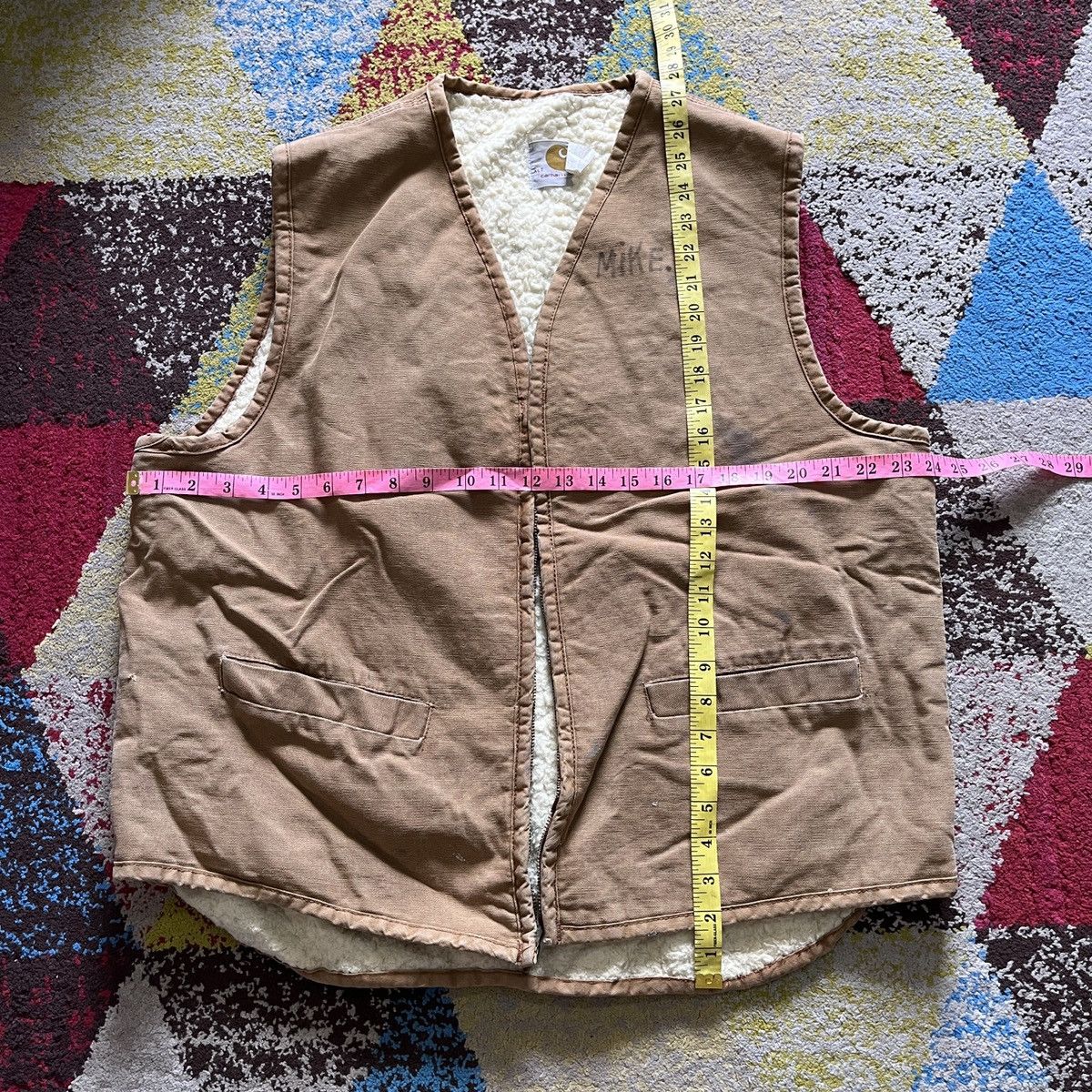 Carhartt × Vintage Carhartt Detroit Vest Denim 1980s Vintage Blanket Size US XL / EU 56 / 4 - 4 Thumbnail