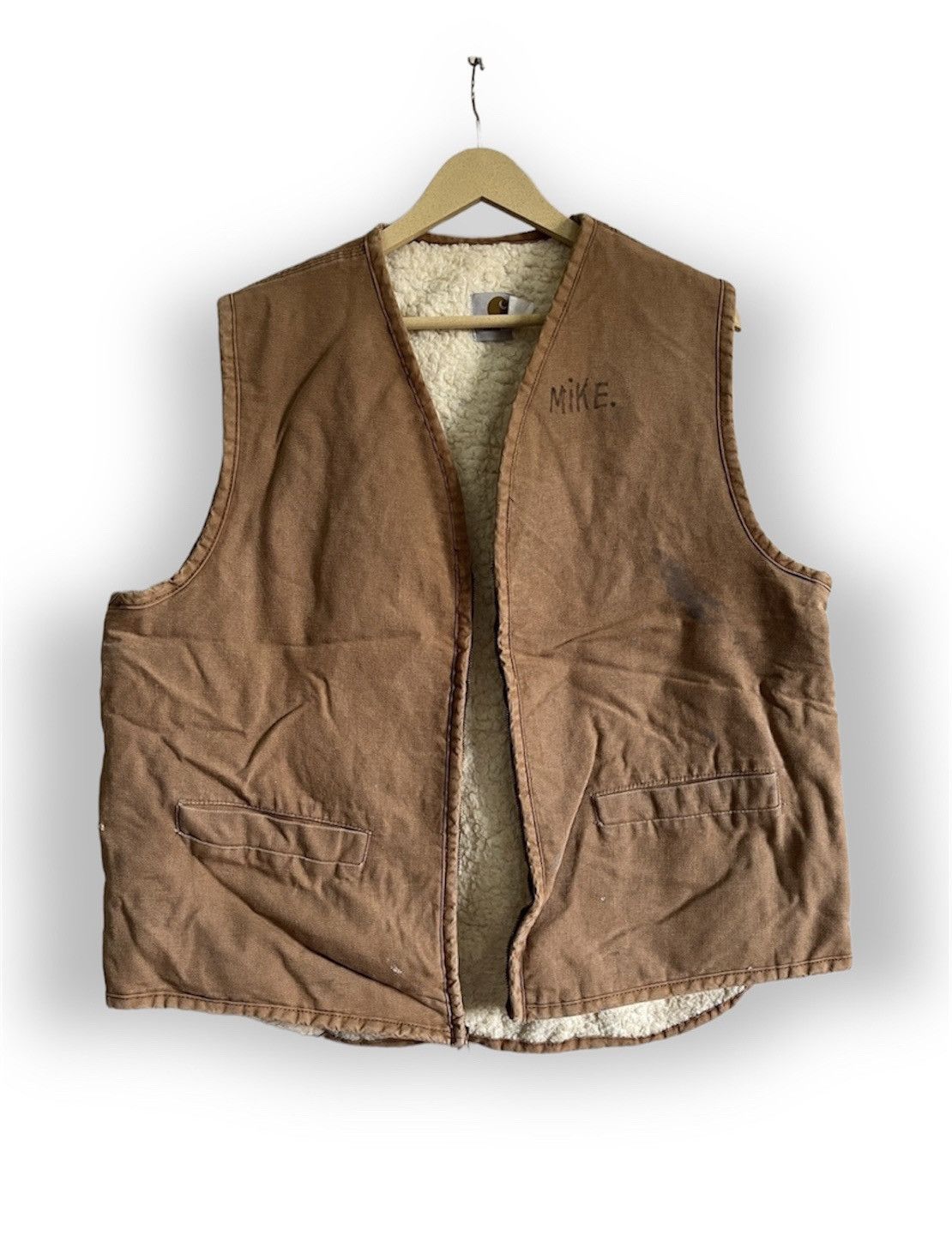 Carhartt × Vintage Carhartt Detroit Vest Denim 1980s Vintage Blanket Size US XL / EU 56 / 4 - 2 Thumbnail