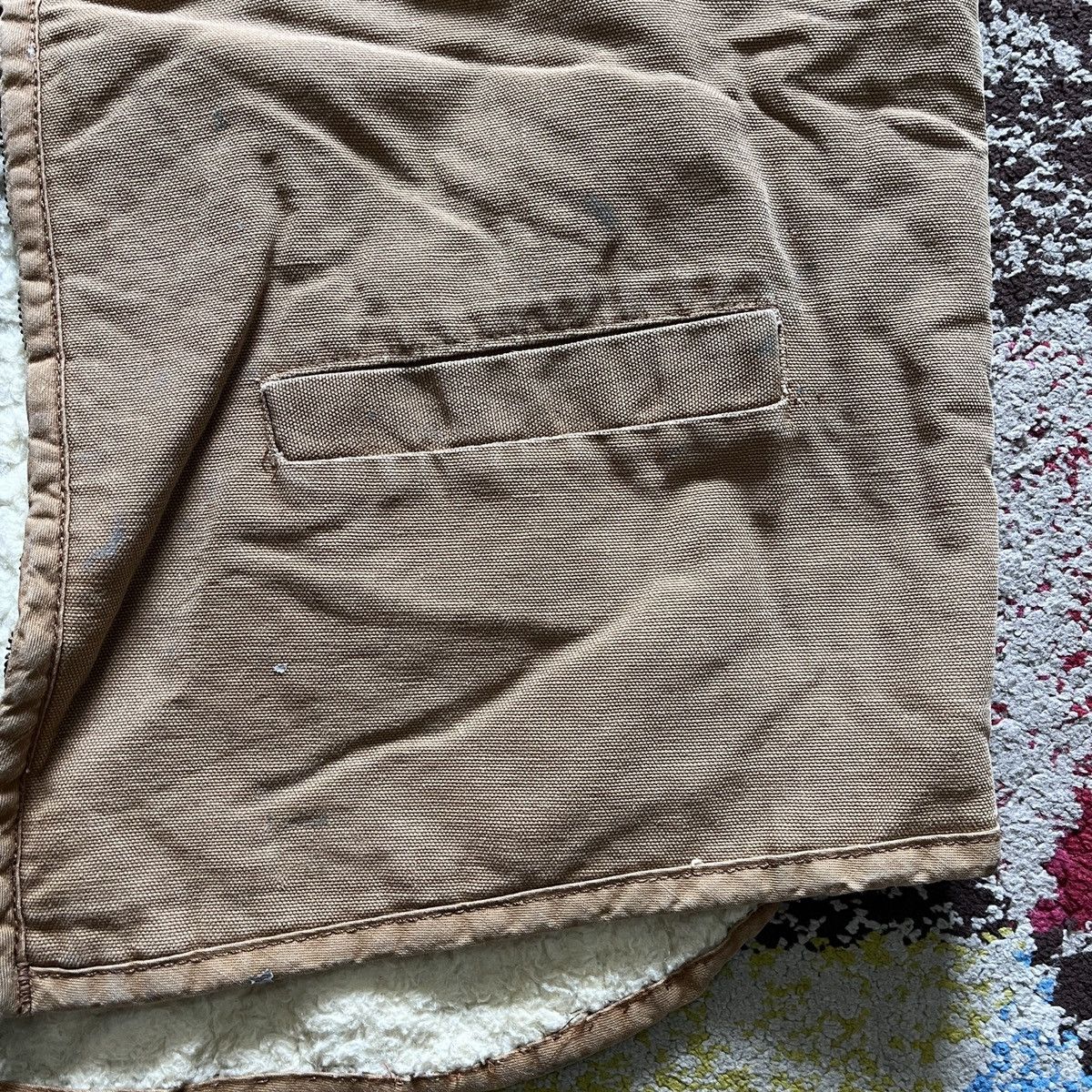 Carhartt × Vintage Carhartt Detroit Vest Denim 1980s Vintage Blanket Size US XL / EU 56 / 4 - 6 Thumbnail