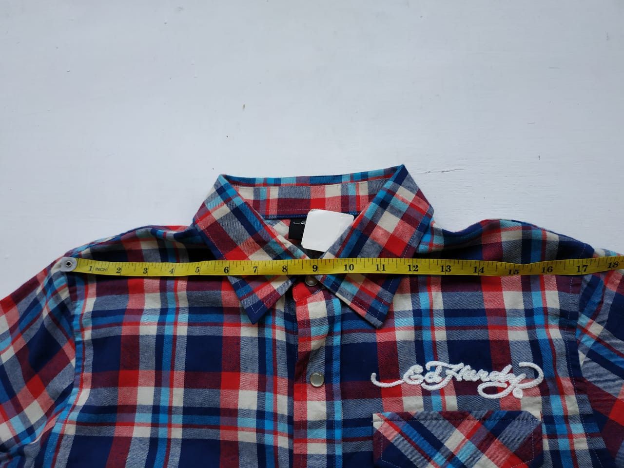 Christian Audigier Fit S to M, Ed Hardy Embroidery Shirt Size US M / EU 48-50 / 2 - 6 Thumbnail