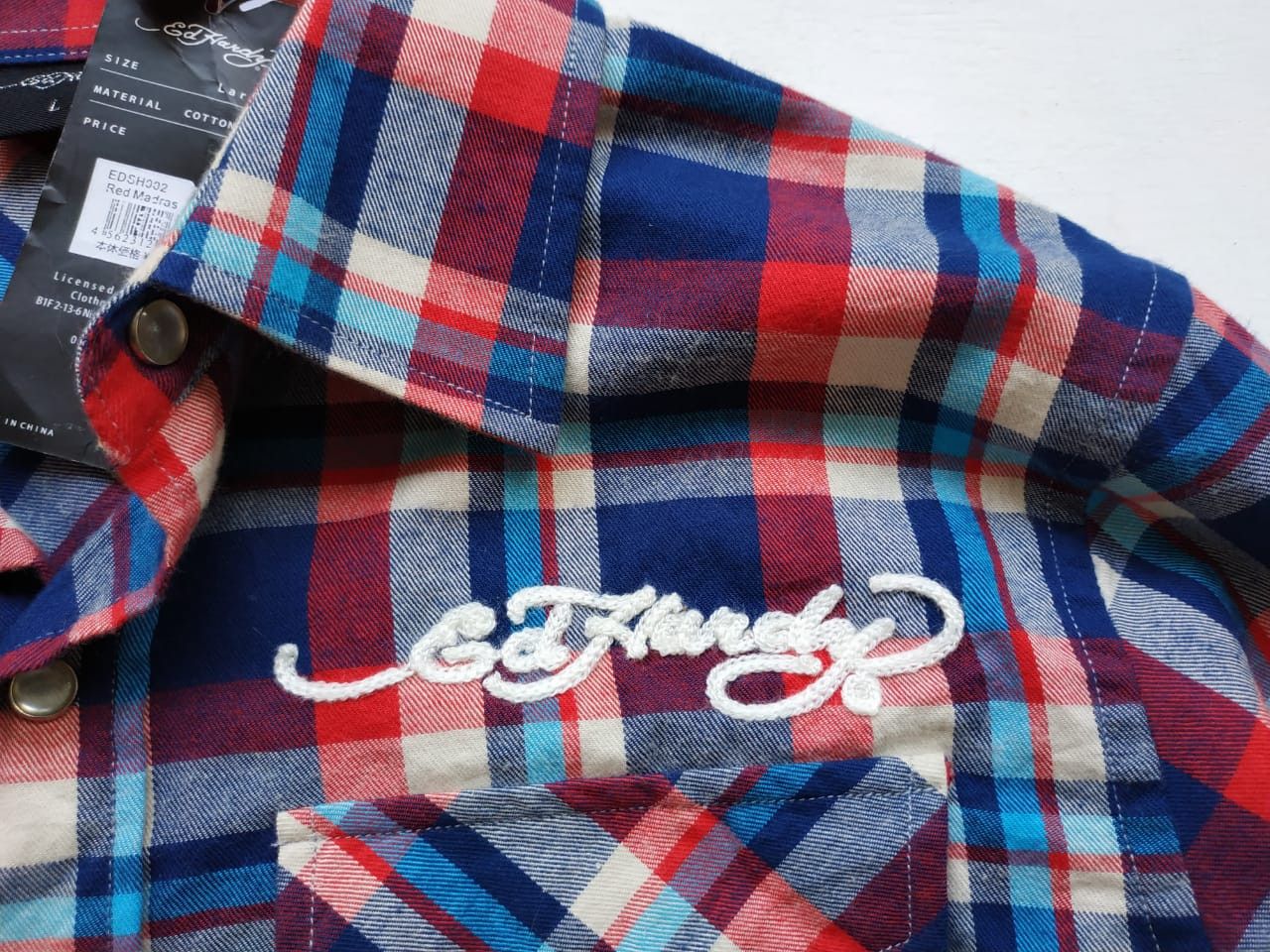 Christian Audigier Fit S to M, Ed Hardy Embroidery Shirt Size US M / EU 48-50 / 2 - 19 Thumbnail