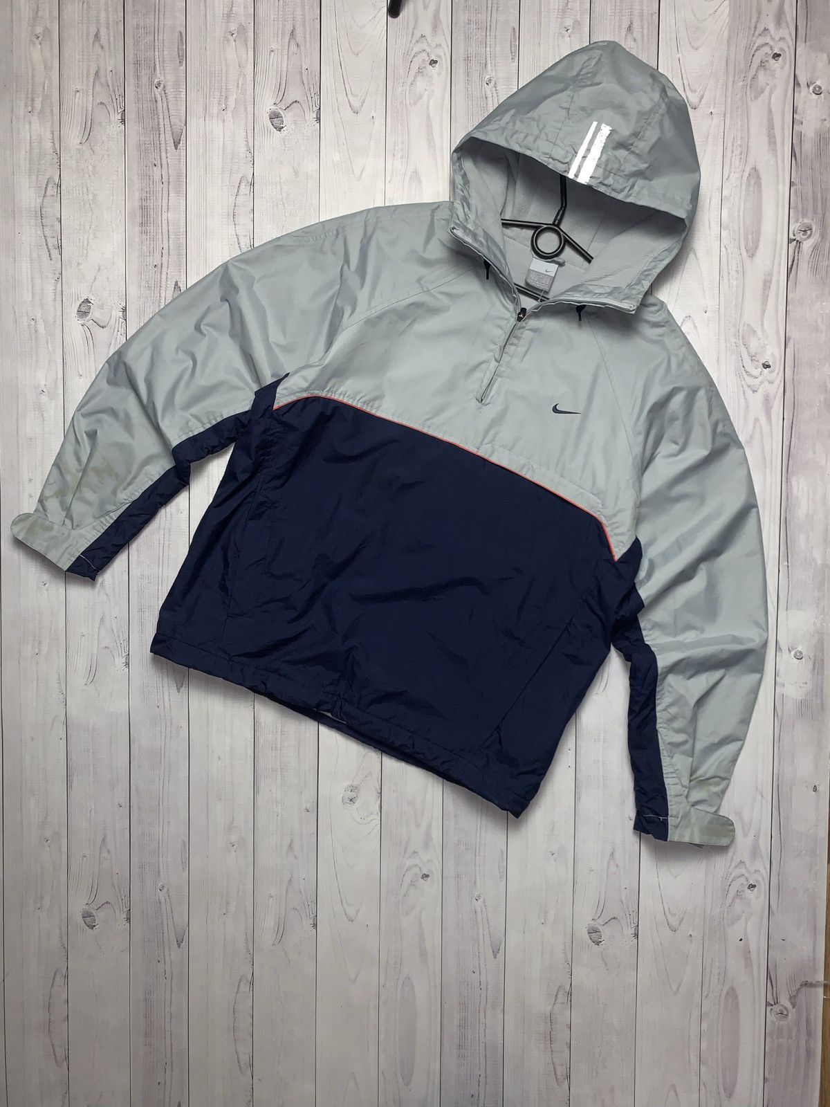 Nike × Vintage Vintage Nike anorak jacket logo size M Size US M / EU 48-50 / 2 - 1 Thumbnail