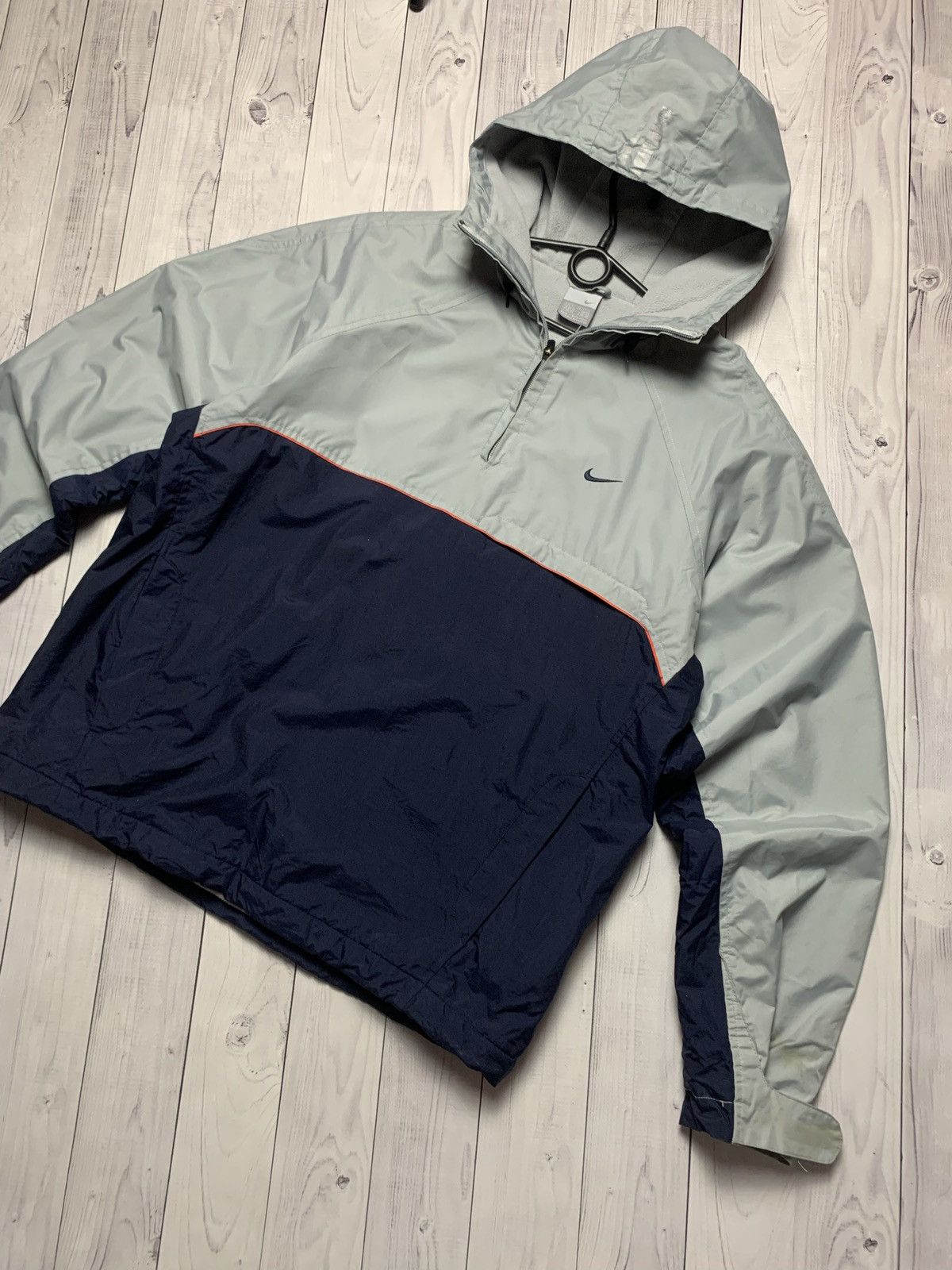 Nike × Vintage Vintage Nike anorak jacket logo size M Size US M / EU 48-50 / 2 - 2 Thumbnail