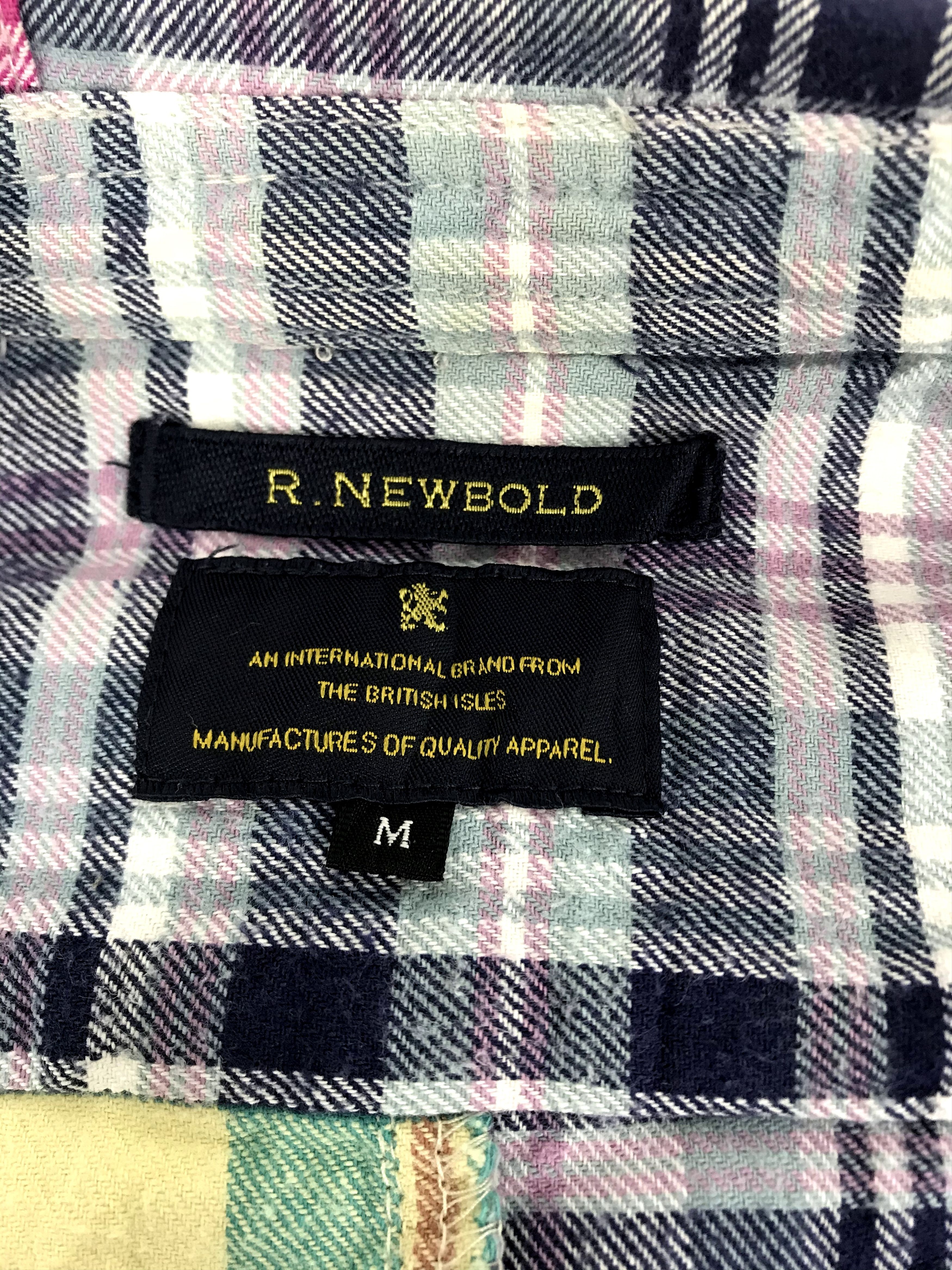 Flannel Vintage R. Newbold Paul Smiths Patchwork Flannel Shirt Size US M / EU 48-50 / 2 - 6 Thumbnail