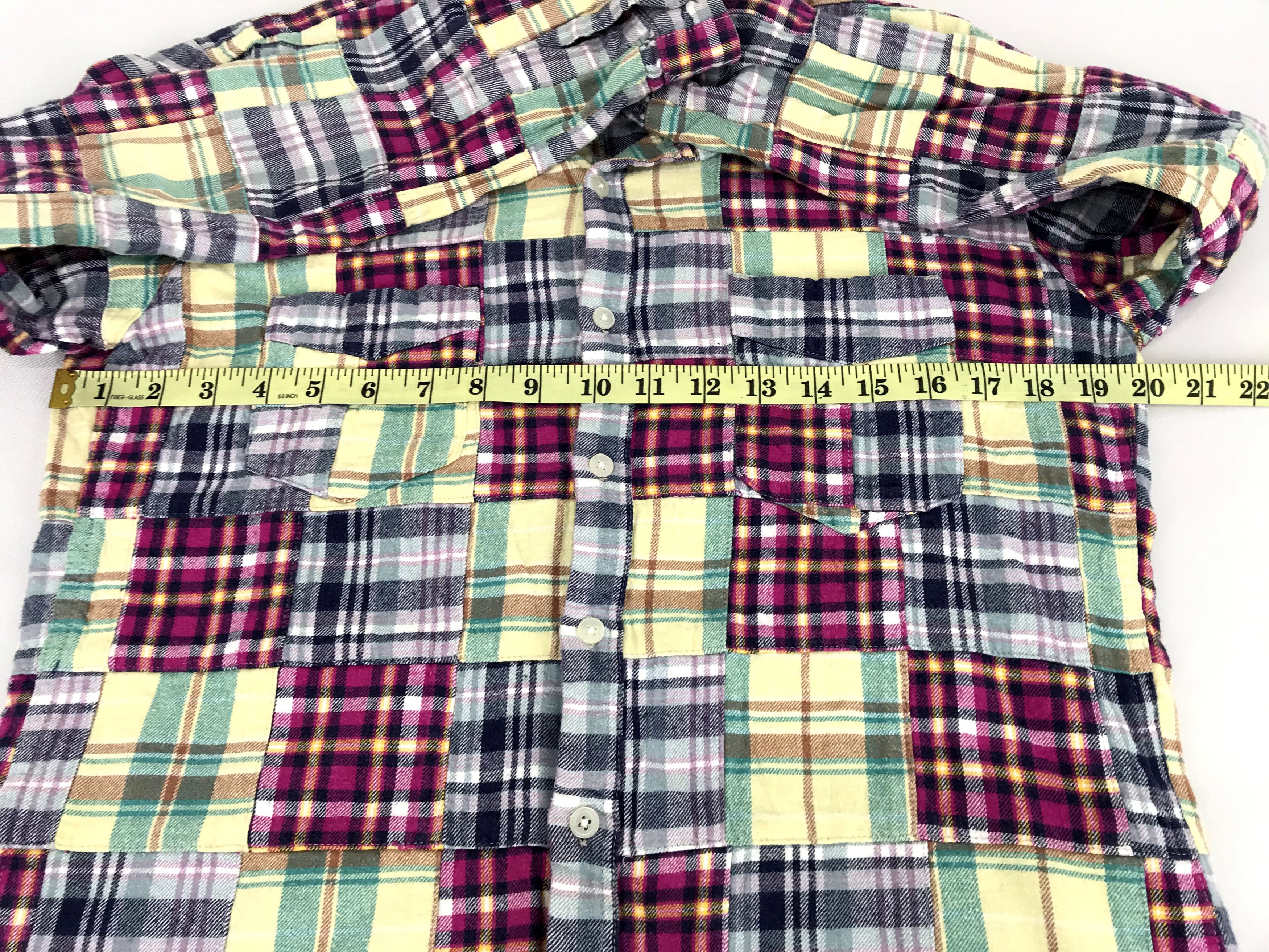 Flannel Vintage R. Newbold Paul Smiths Patchwork Flannel Shirt Size US M / EU 48-50 / 2 - 9 Thumbnail