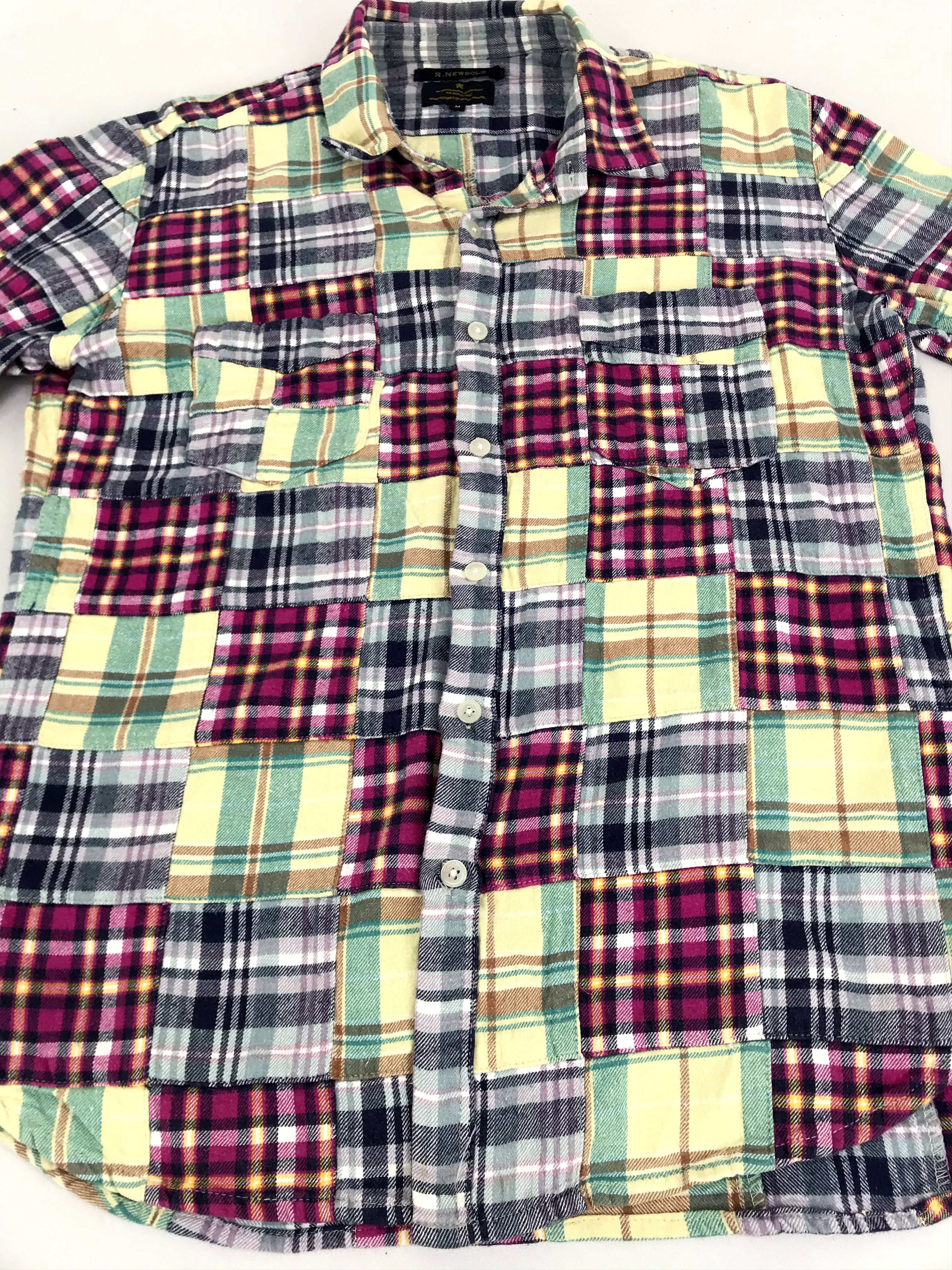 Flannel Vintage R. Newbold Paul Smiths Patchwork Flannel Shirt Size US M / EU 48-50 / 2 - 3 Thumbnail