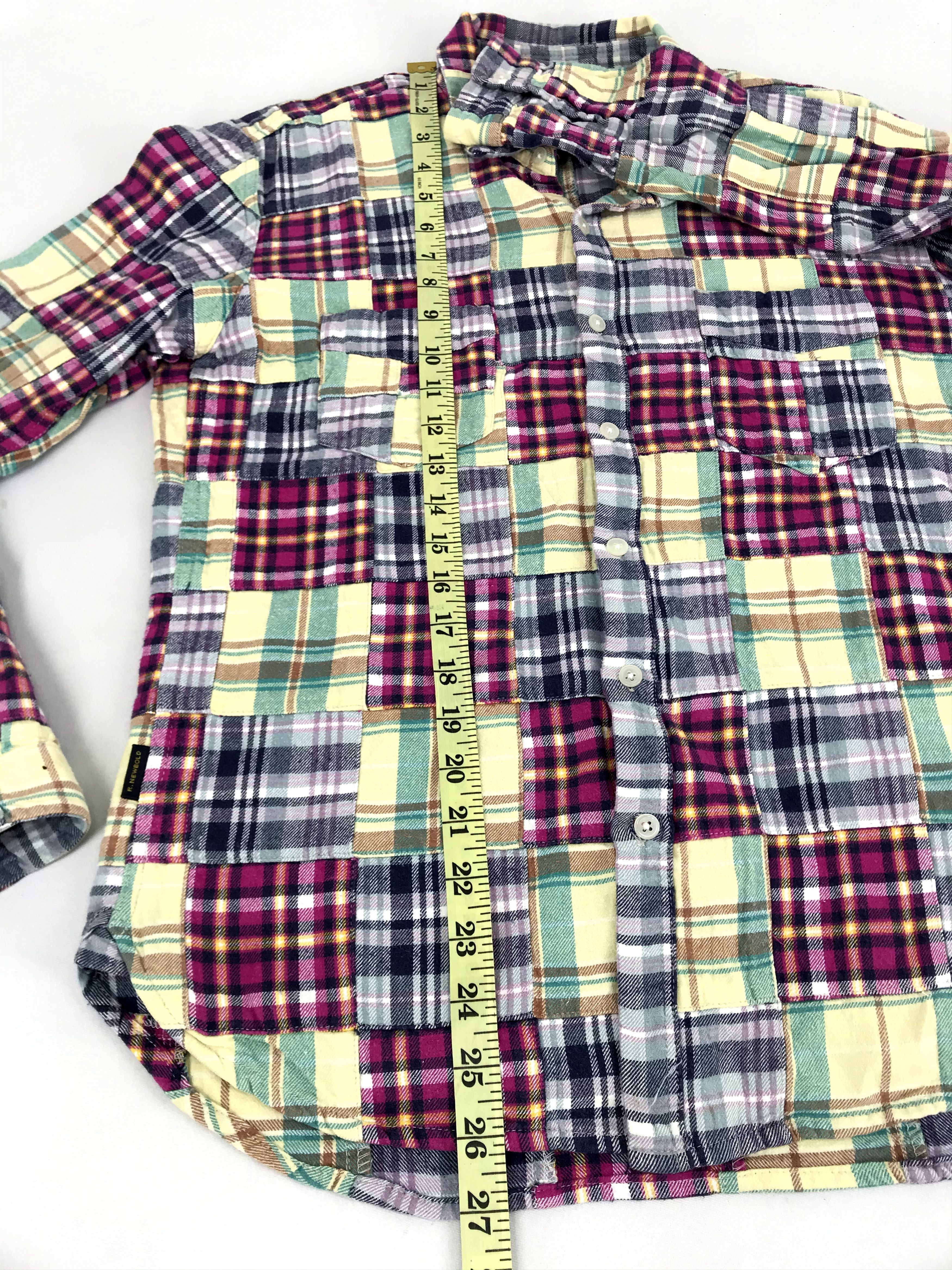 Flannel Vintage R. Newbold Paul Smiths Patchwork Flannel Shirt Size US M / EU 48-50 / 2 - 10 Thumbnail