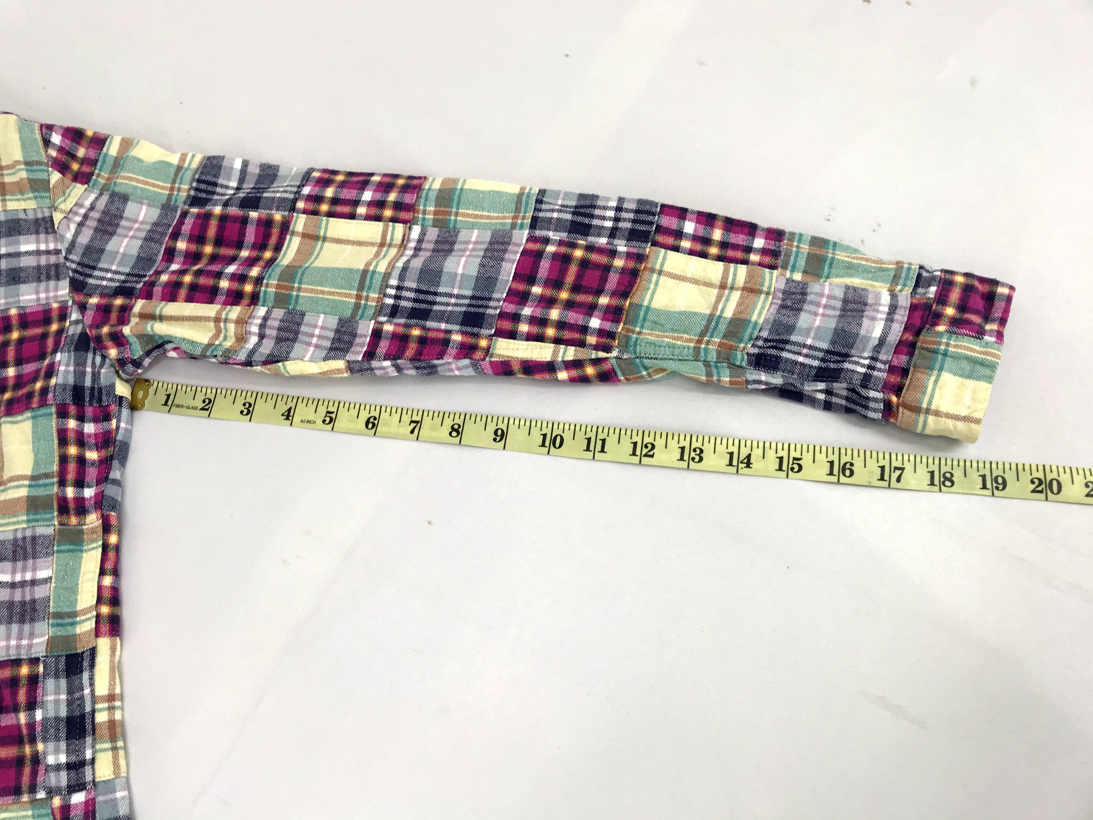Flannel Vintage R. Newbold Paul Smiths Patchwork Flannel Shirt Size US M / EU 48-50 / 2 - 11 Thumbnail