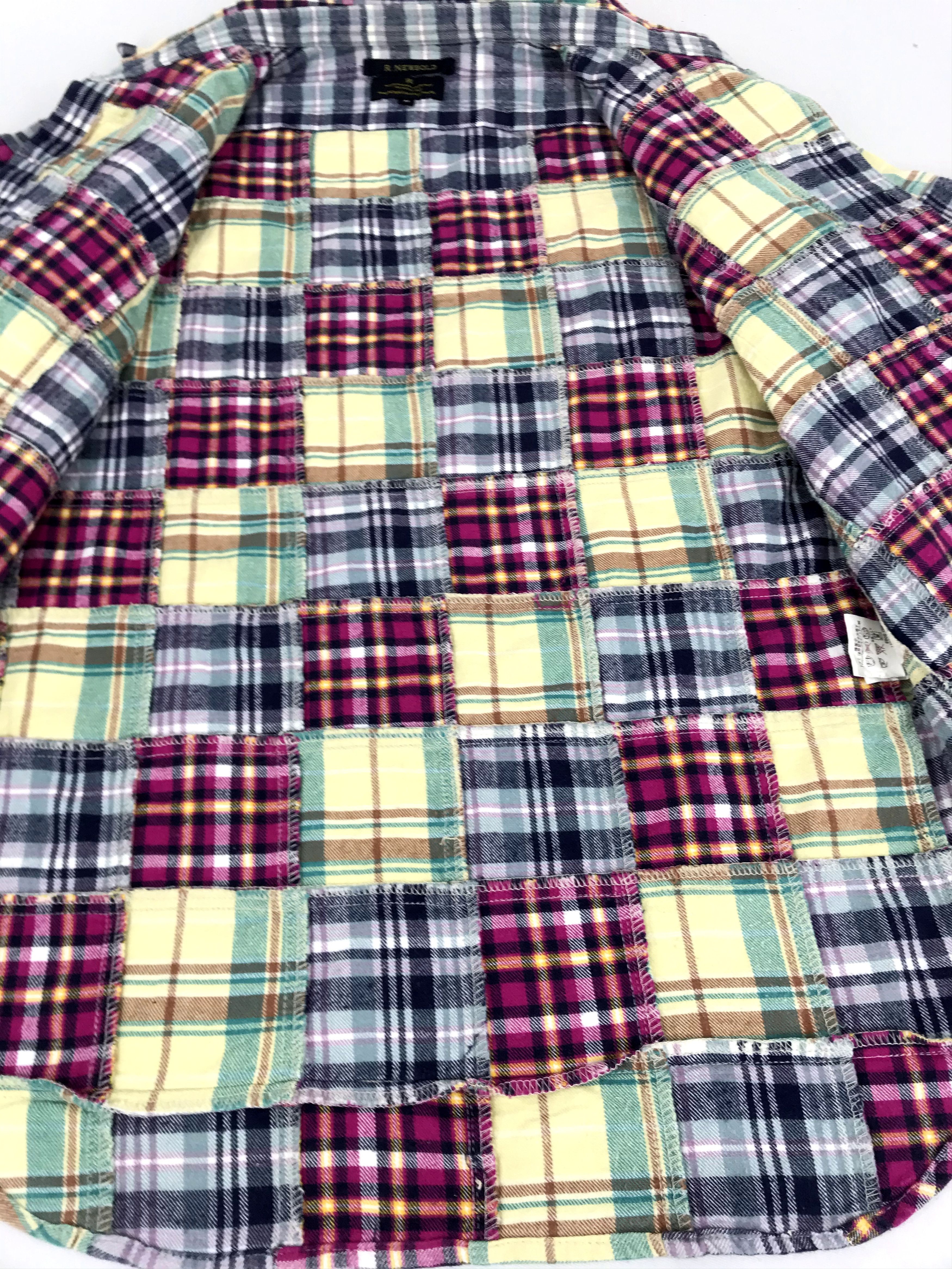 Flannel Vintage R. Newbold Paul Smiths Patchwork Flannel Shirt Size US M / EU 48-50 / 2 - 5 Thumbnail