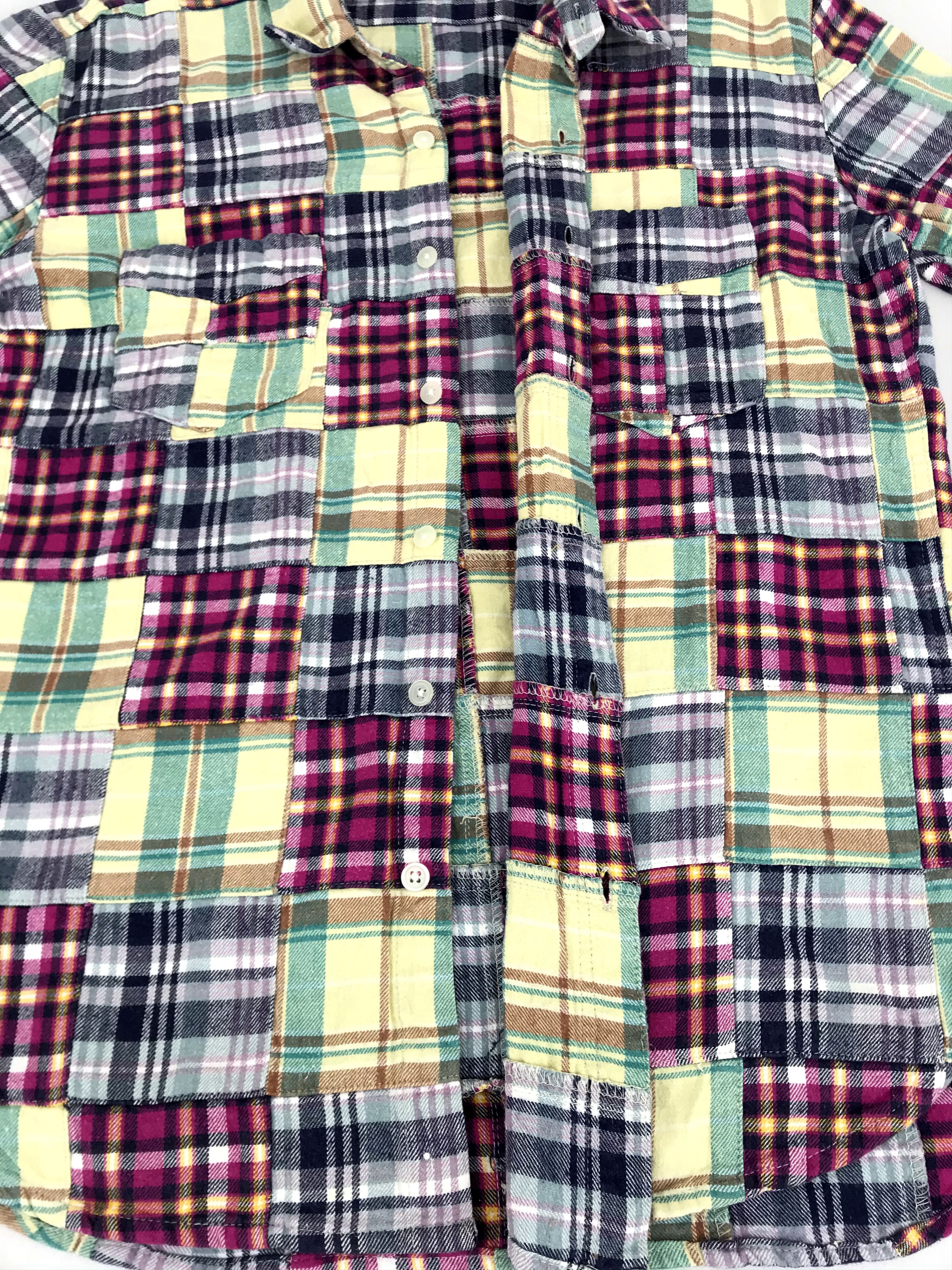 Flannel Vintage R. Newbold Paul Smiths Patchwork Flannel Shirt Size US M / EU 48-50 / 2 - 4 Thumbnail