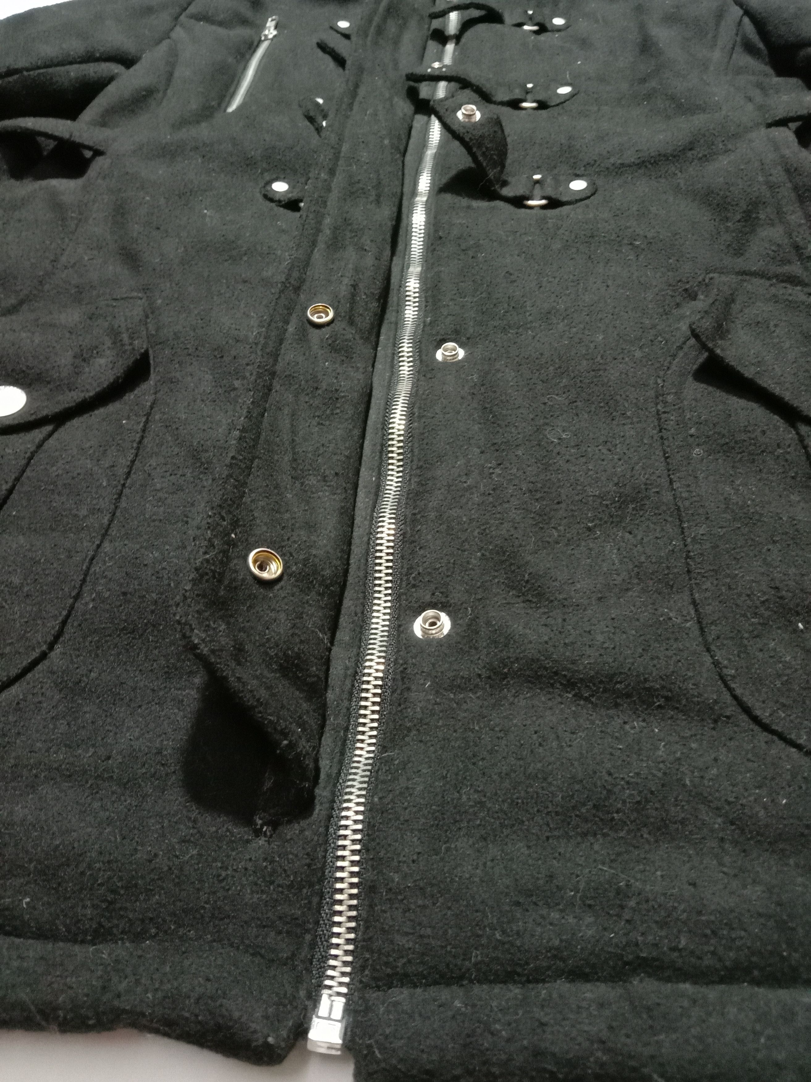 Designer Backs Seven Loveless Black Heavy Jacket Steam Punk Size M / US 6-8 / IT 42-44 - 4 Thumbnail