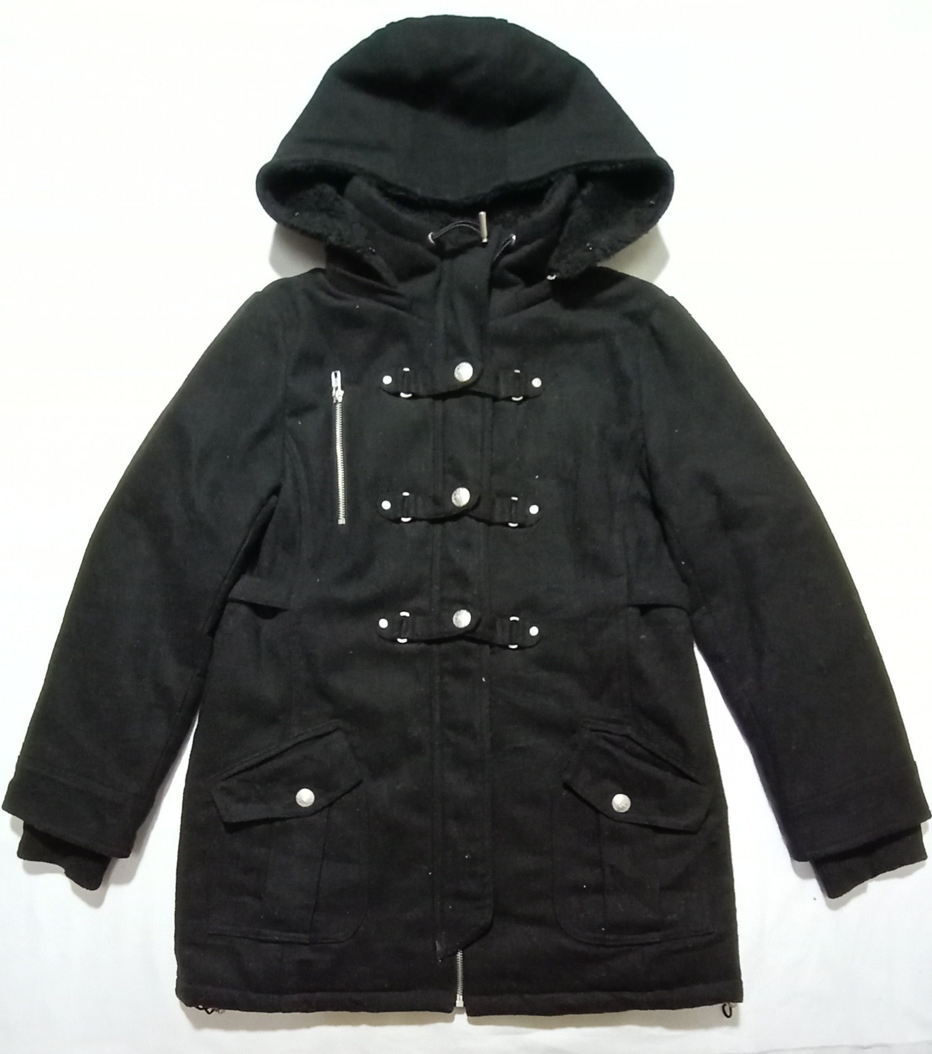 Designer Backs Seven Loveless Black Heavy Jacket Steam Punk Size M / US 6-8 / IT 42-44 - 1 Thumbnail