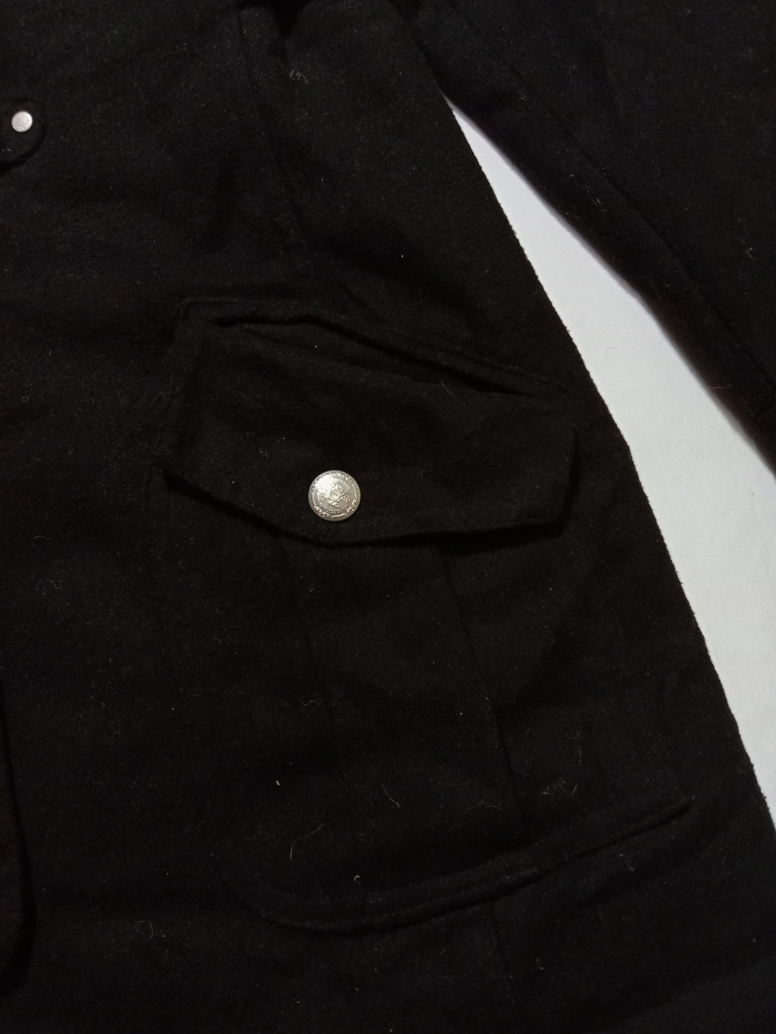 Designer Backs Seven Loveless Black Heavy Jacket Steam Punk Size M / US 6-8 / IT 42-44 - 9 Thumbnail