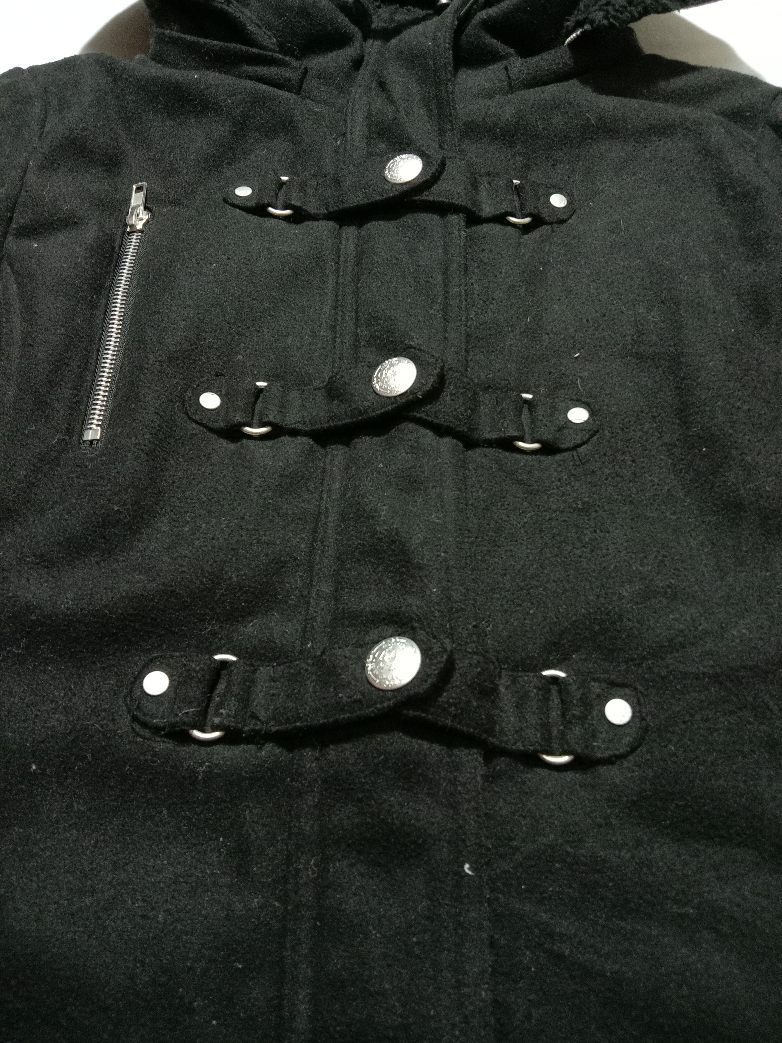 Designer Backs Seven Loveless Black Heavy Jacket Steam Punk Size M / US 6-8 / IT 42-44 - 3 Thumbnail