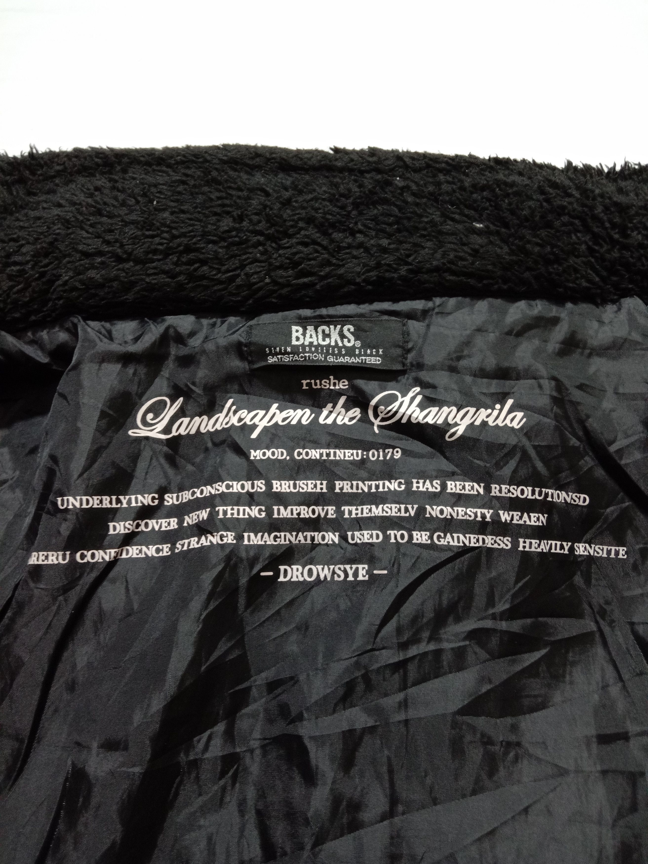 Designer Backs Seven Loveless Black Heavy Jacket Steam Punk Size M / US 6-8 / IT 42-44 - 7 Thumbnail
