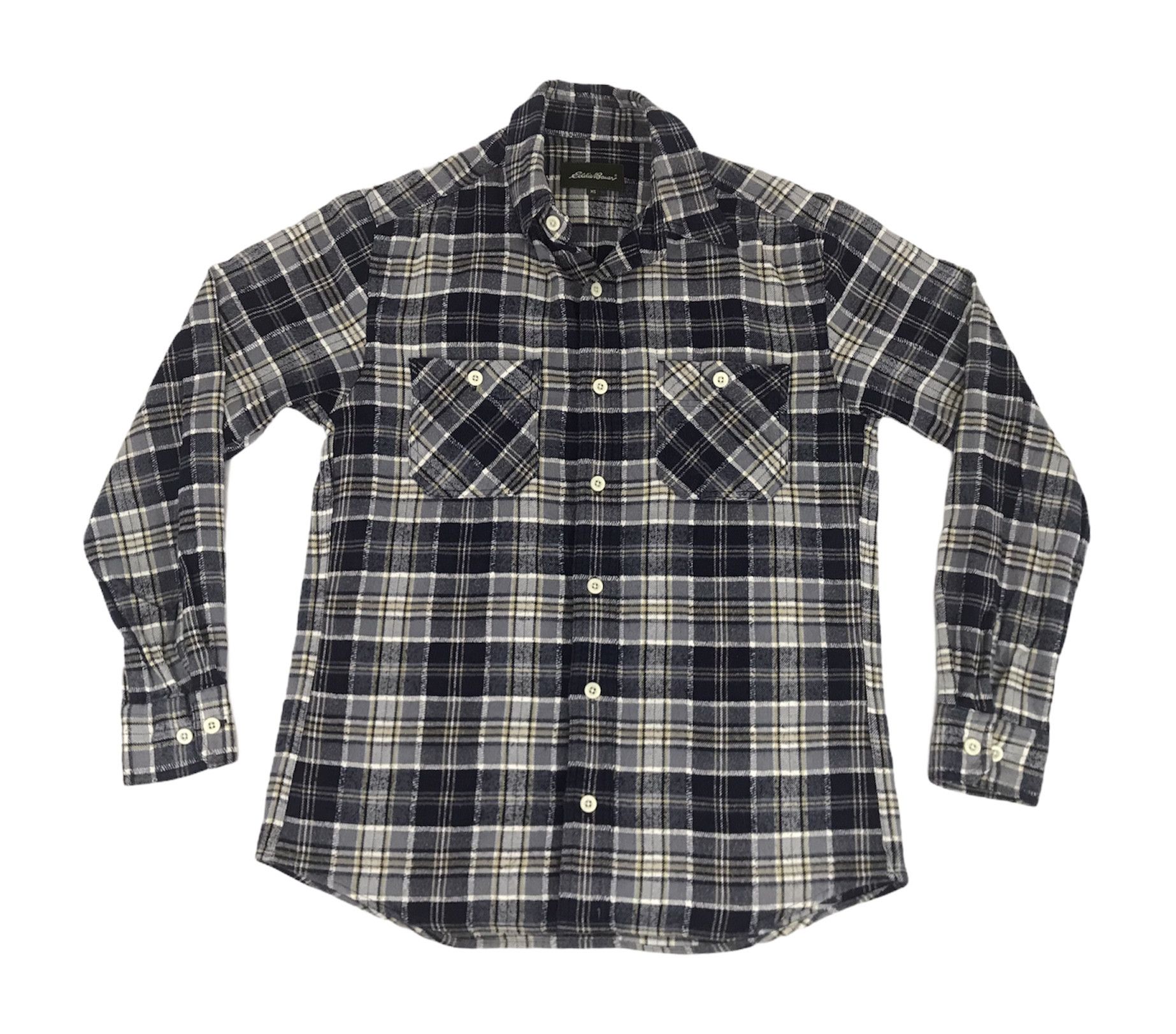 Eddie Bauer Vintage Eddie Bauer Flannel Double Pockets Plaid Check Size US S / EU 44-46 / 1 - 1 Thumbnail