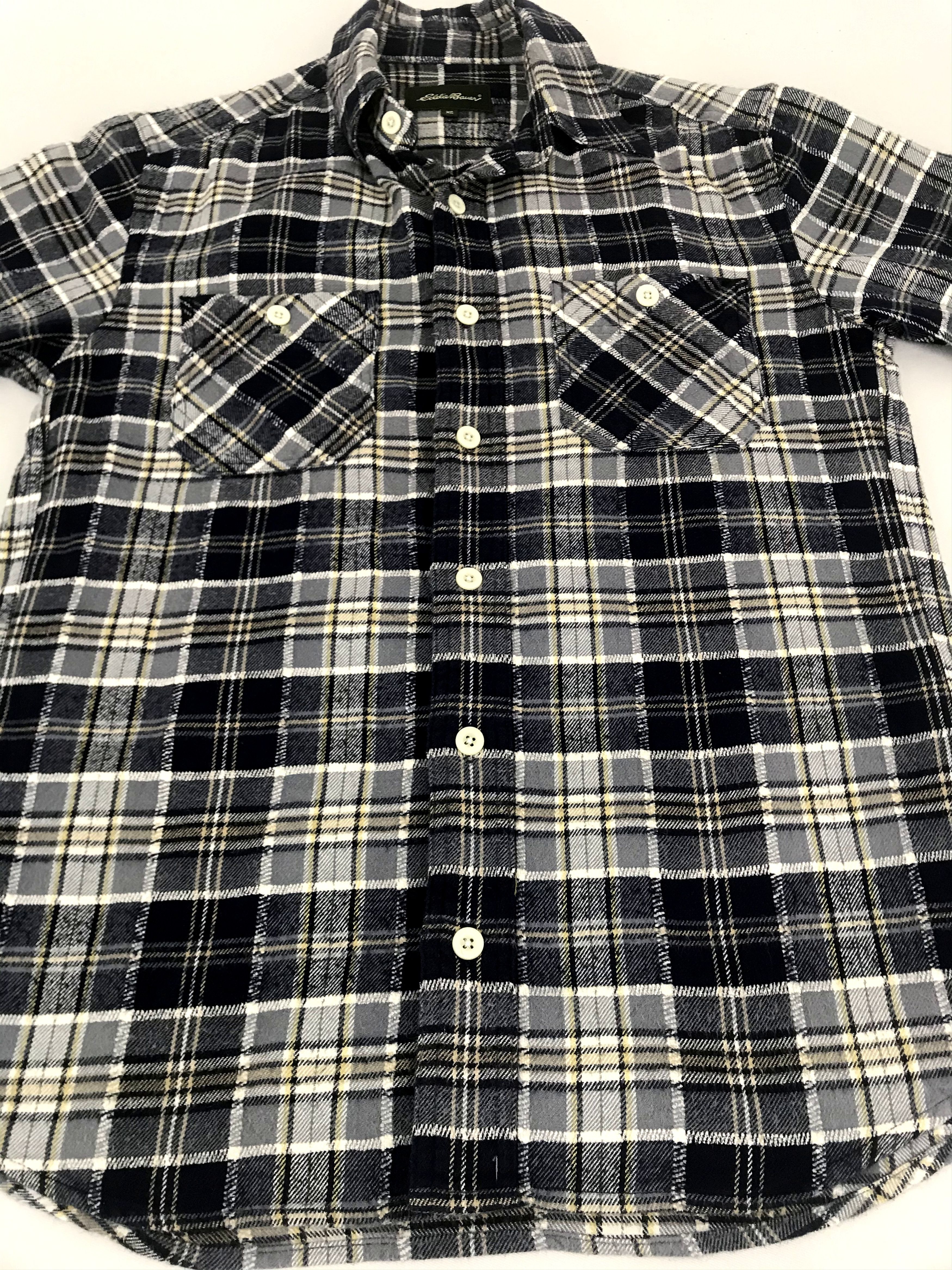 Eddie Bauer Vintage Eddie Bauer Flannel Double Pockets Plaid Check Size US S / EU 44-46 / 1 - 3 Thumbnail