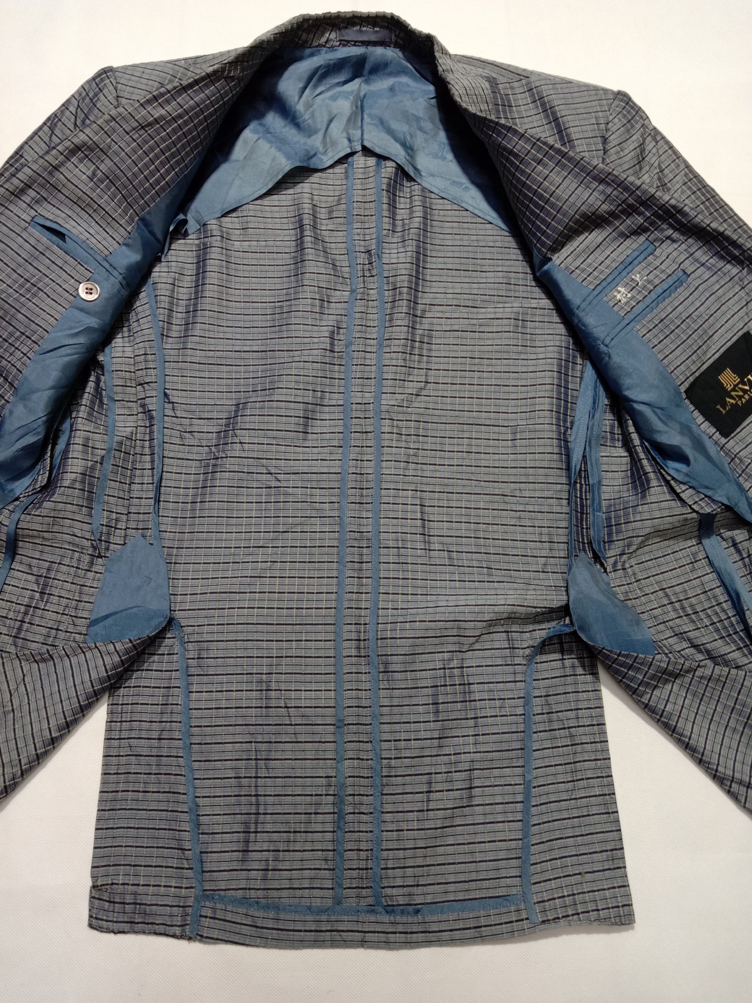 Lanvin Lanvin Paris Blazer Check Glitter Design Fits S M Size 38R - 2 Thumbnail