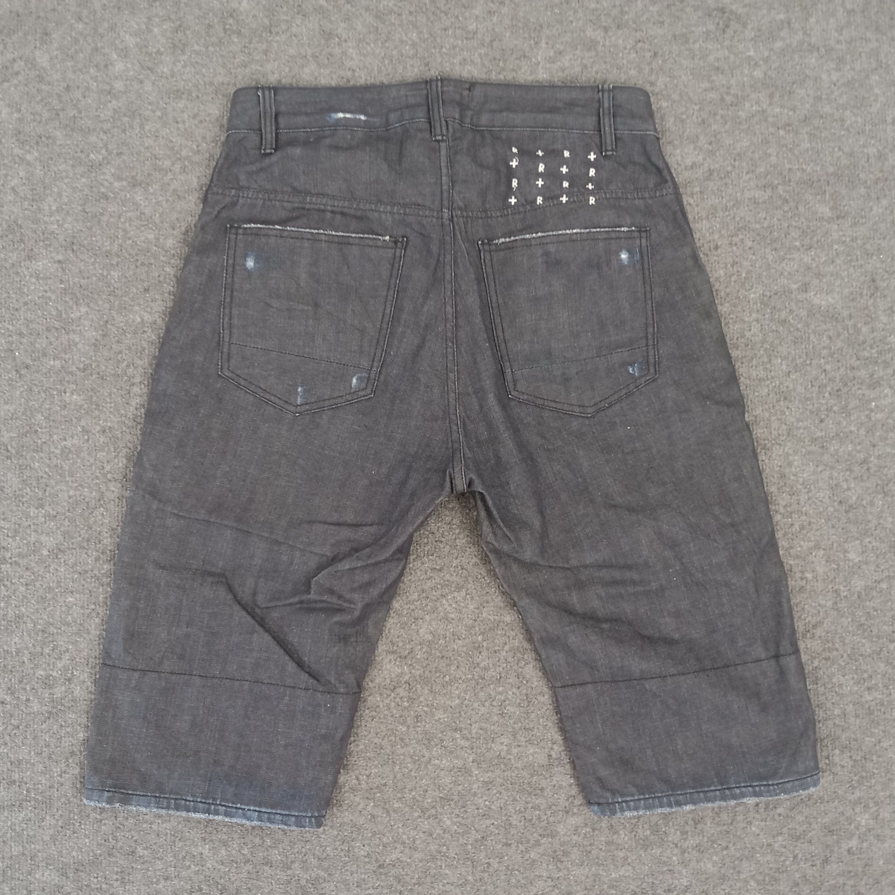 Alexander McQueen × Vintage Alexander McQueen Italian Designer Short Pants Denim Size US 32 / EU 48 - 2 Thumbnail