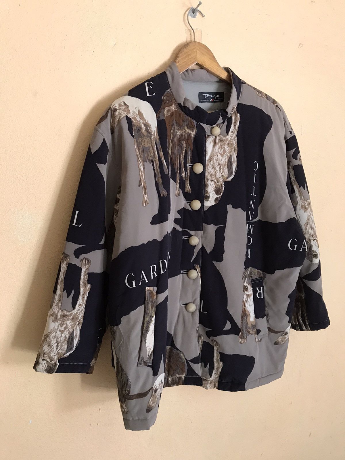 20471120 × Beauty Beast × Designer Topyo galden home tokyo fashion overprint jacket oversized Size US M / EU 48-50 / 2 - 4 Thumbnail