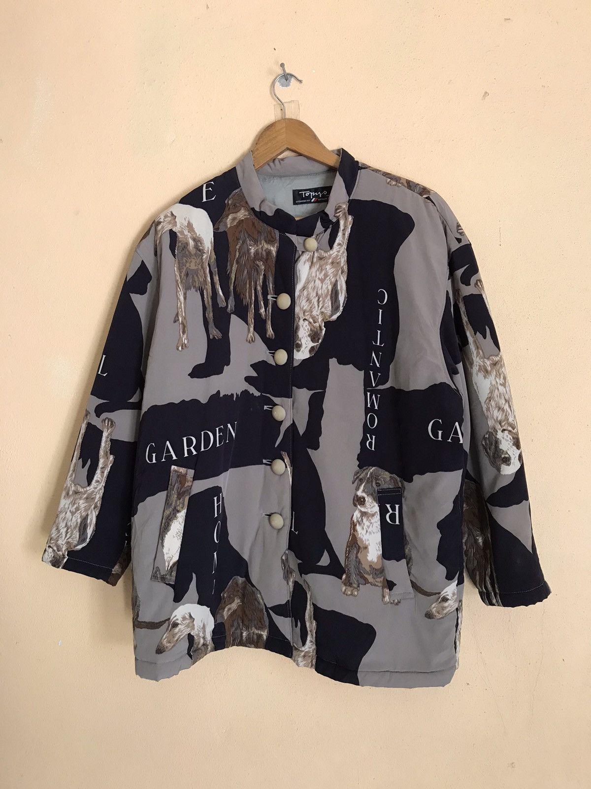 20471120 × Beauty Beast × Designer Topyo galden home tokyo fashion overprint jacket oversized Size US M / EU 48-50 / 2 - 2 Thumbnail