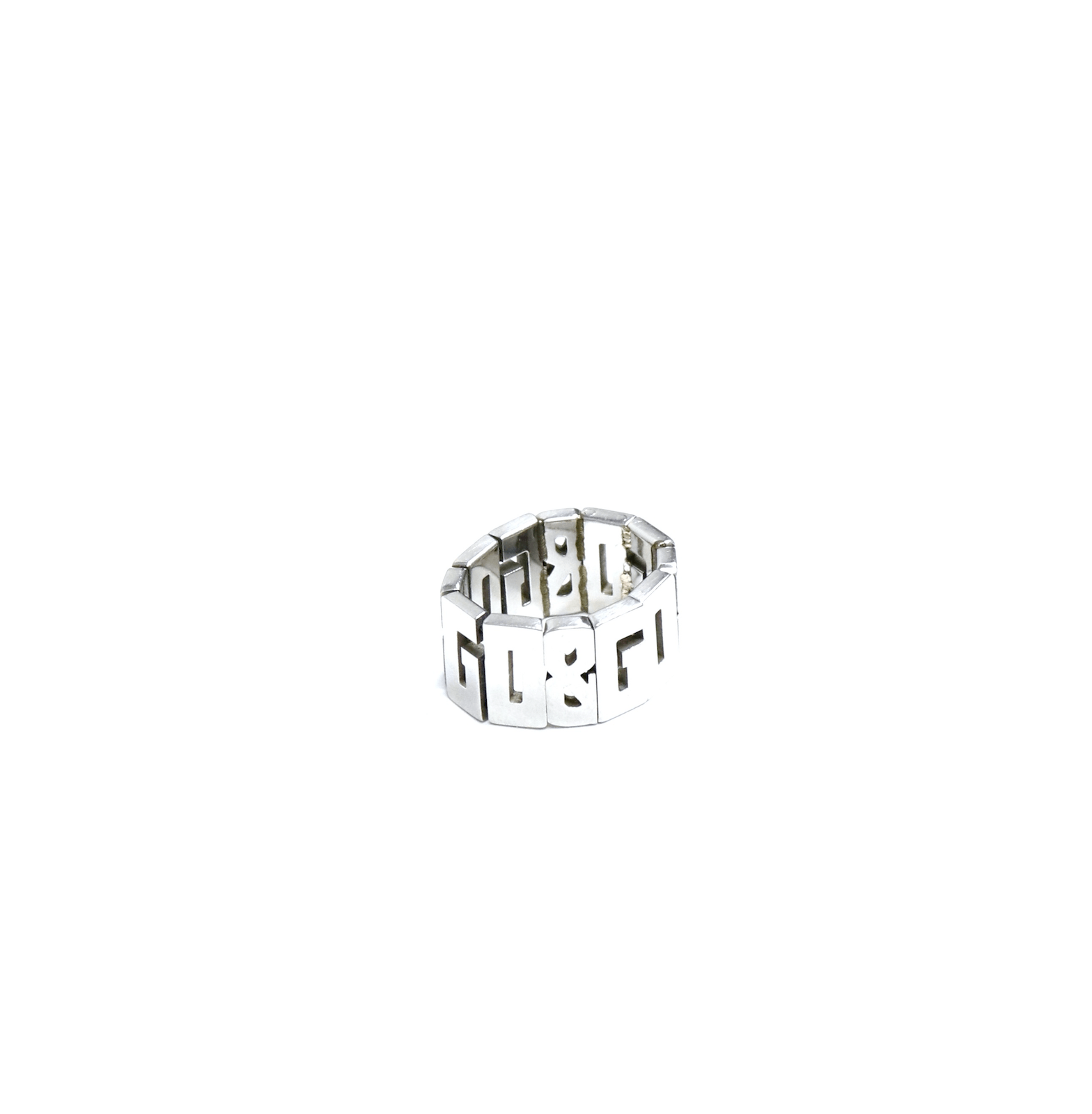 Dolce & Gabbana D&G Monogram Collapse Classic Logo Ring Size ONE SIZE - 2 Thumbnail