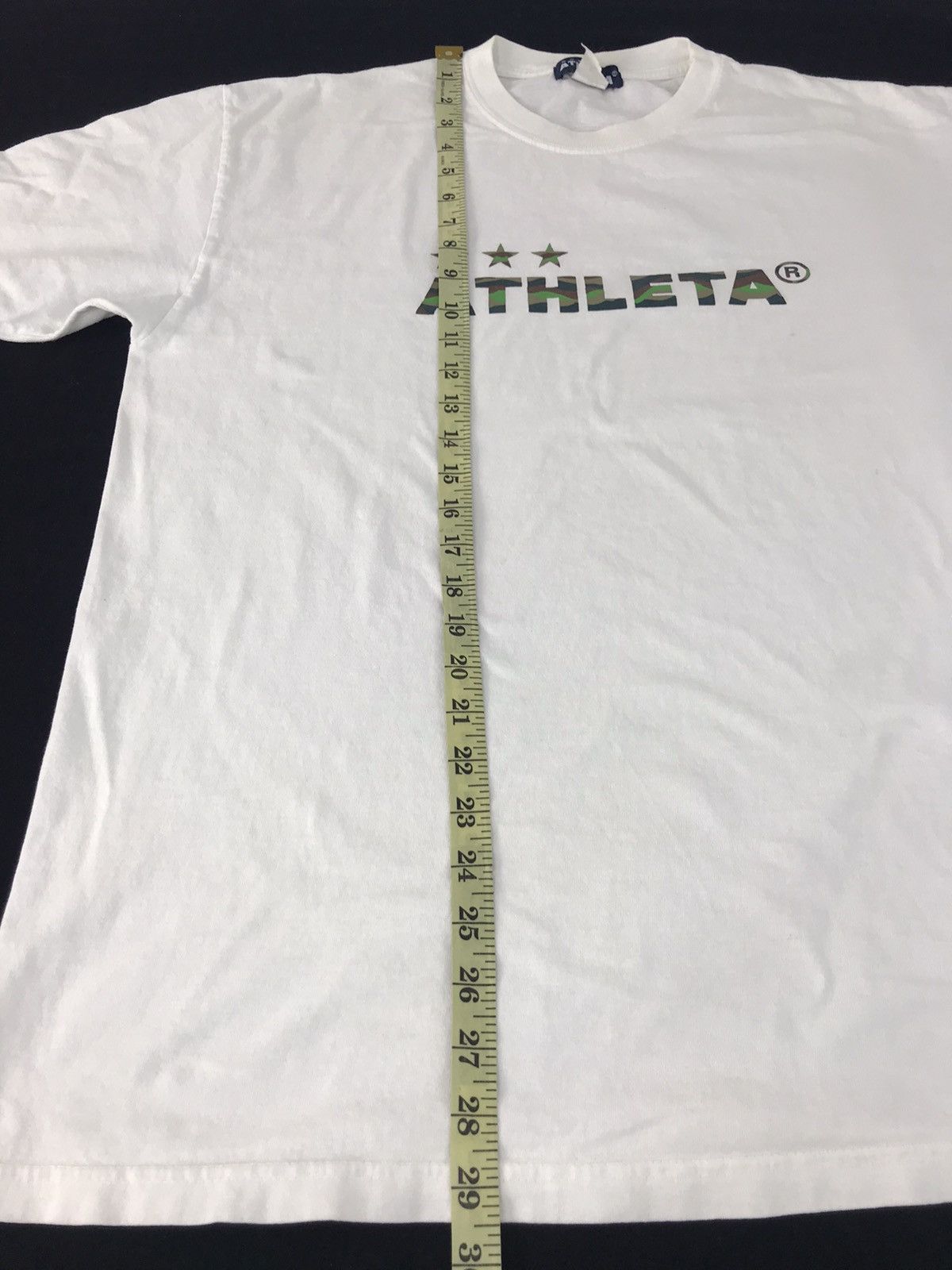Designer × Vintage Vintage Athleta Brasil Army Camo Style Soccer Club Tee Size US XL / EU 56 / 4 - 6 Thumbnail