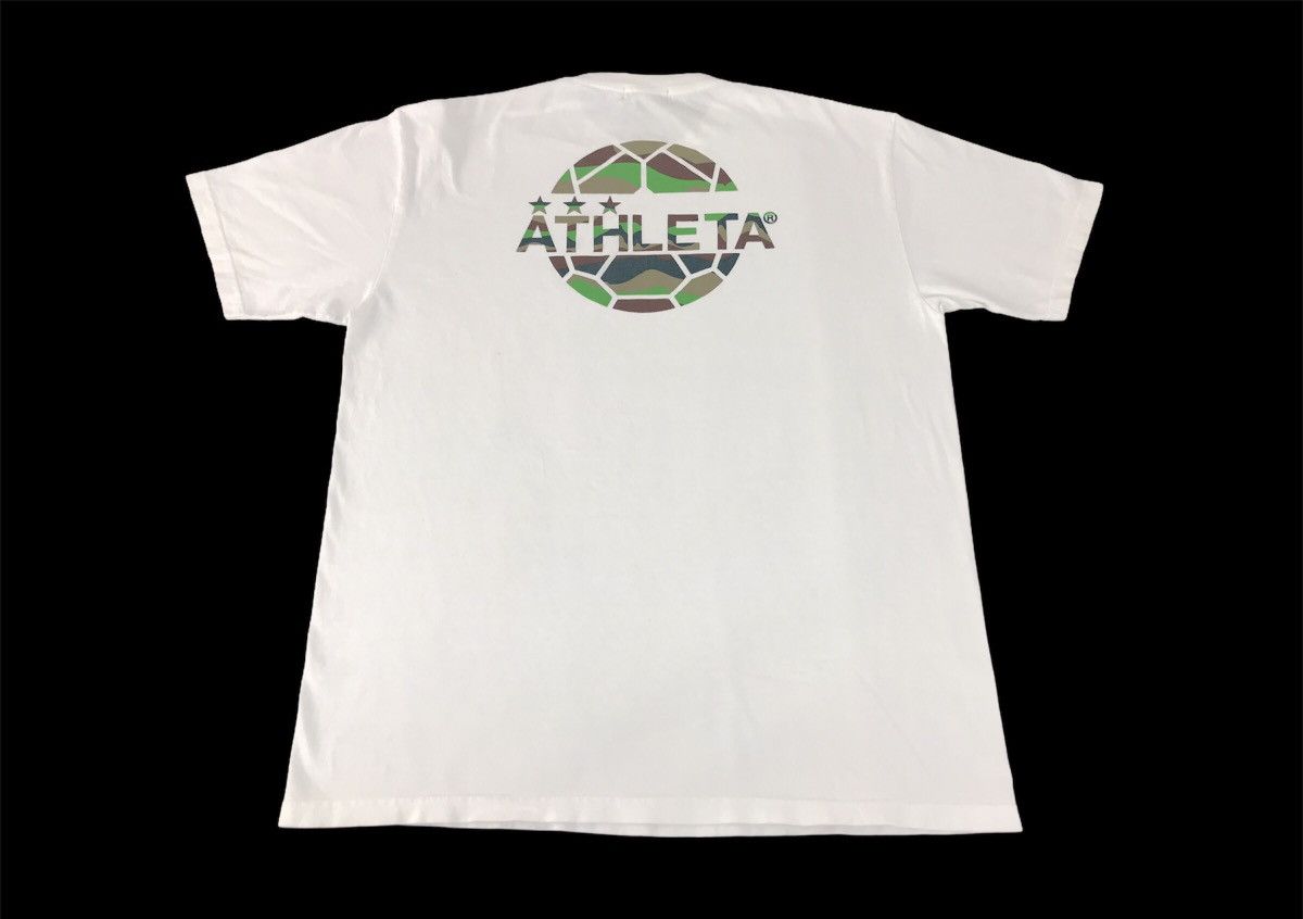 Designer × Vintage Vintage Athleta Brasil Army Camo Style Soccer Club Tee Size US XL / EU 56 / 4 - 1 Thumbnail