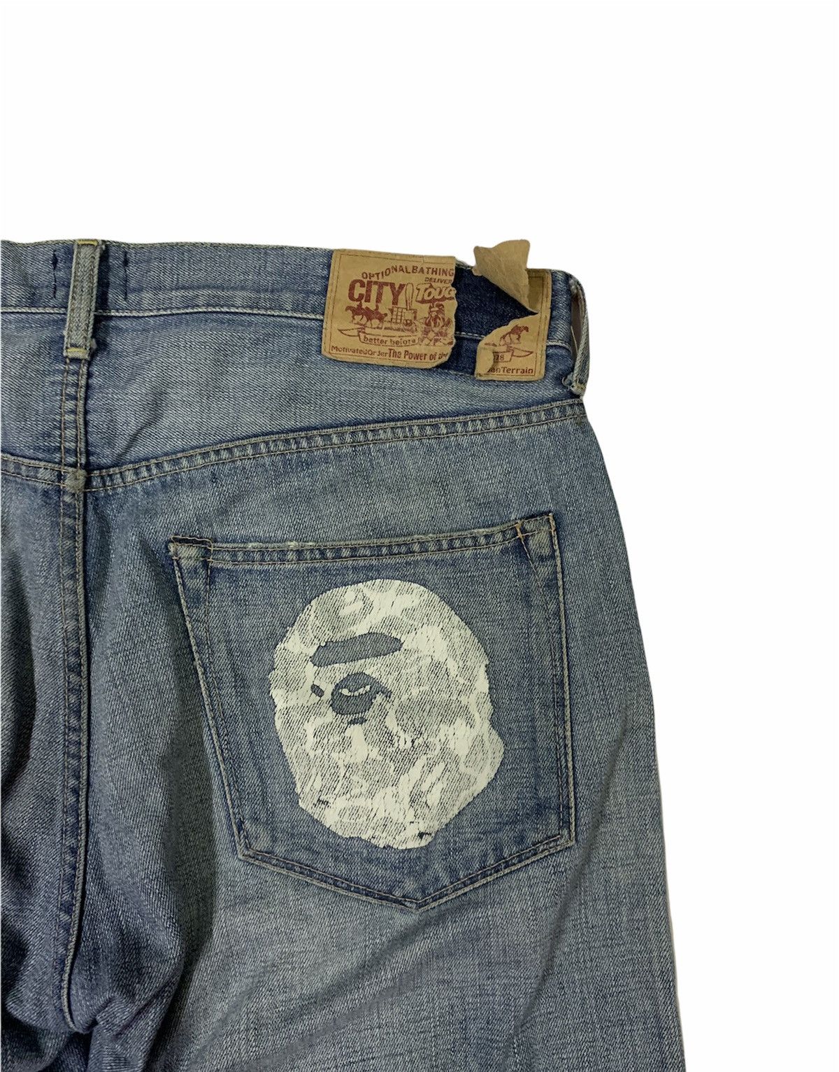 Bape VTG OG BAPE HEAD CAMO DENIM W36 Size US 36 / EU 52 - 3 Thumbnail