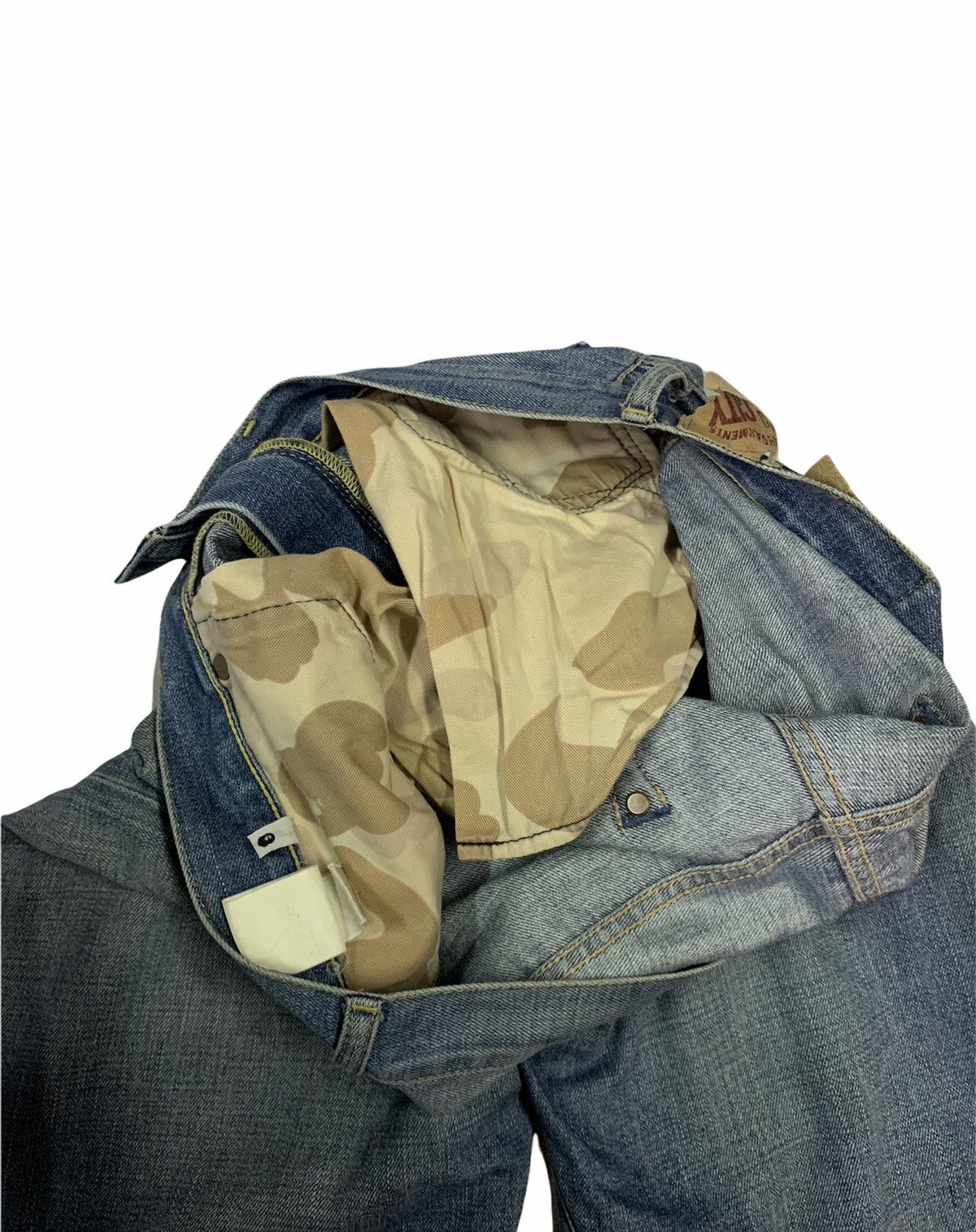 Bape VTG OG BAPE HEAD CAMO DENIM W36 Size US 36 / EU 52 - 5 Thumbnail