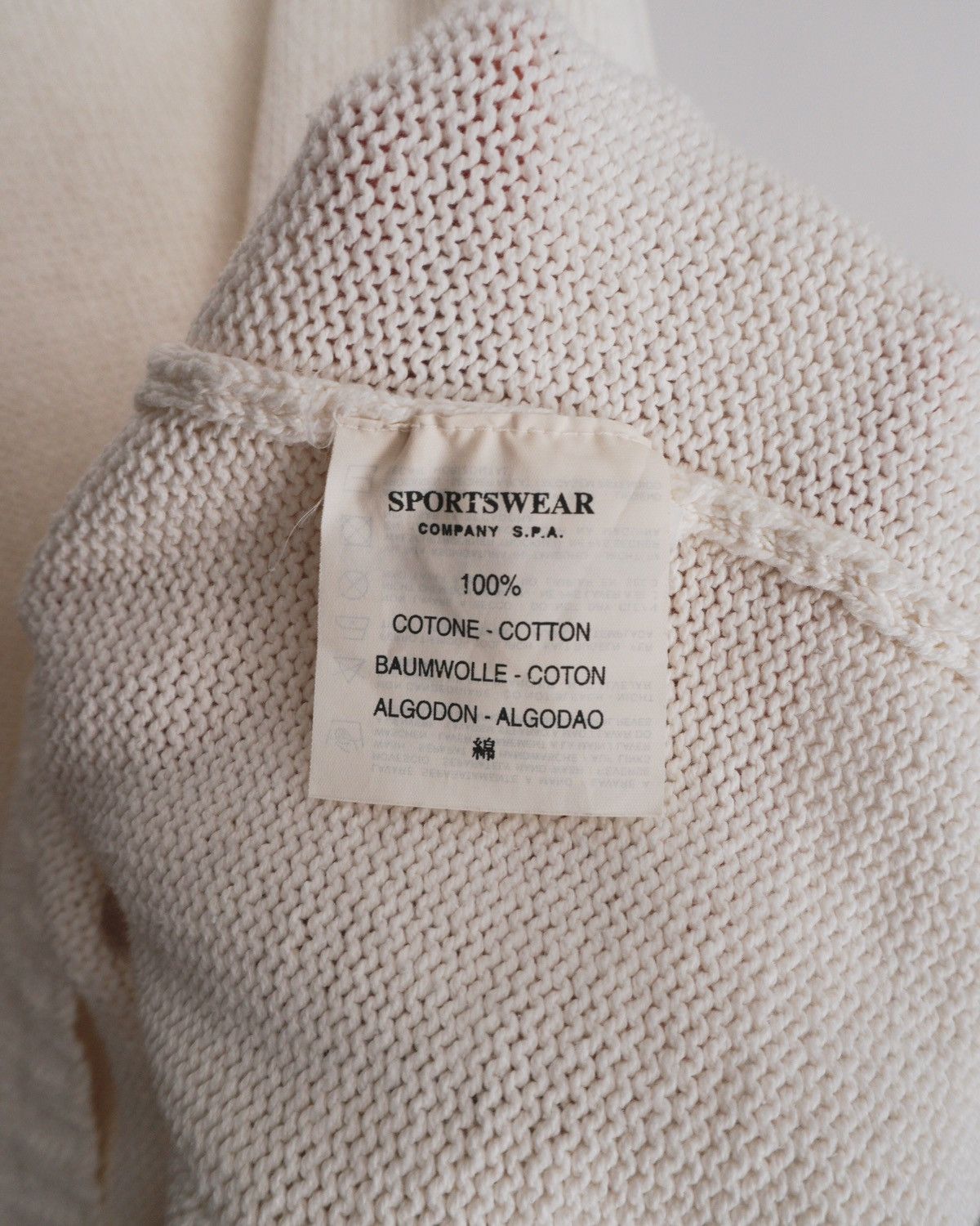 Stone Island Stone island 1999 vintage rib knit oversized crew sweater Size US XL / EU 56 / 4 - 5 Thumbnail