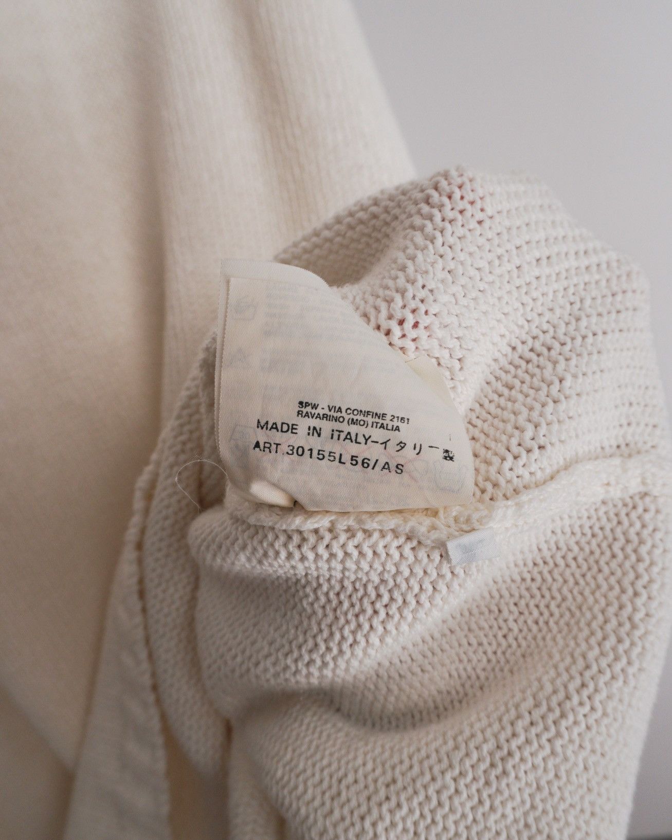 Stone Island Stone island 1999 vintage rib knit oversized crew sweater Size US XL / EU 56 / 4 - 6 Thumbnail