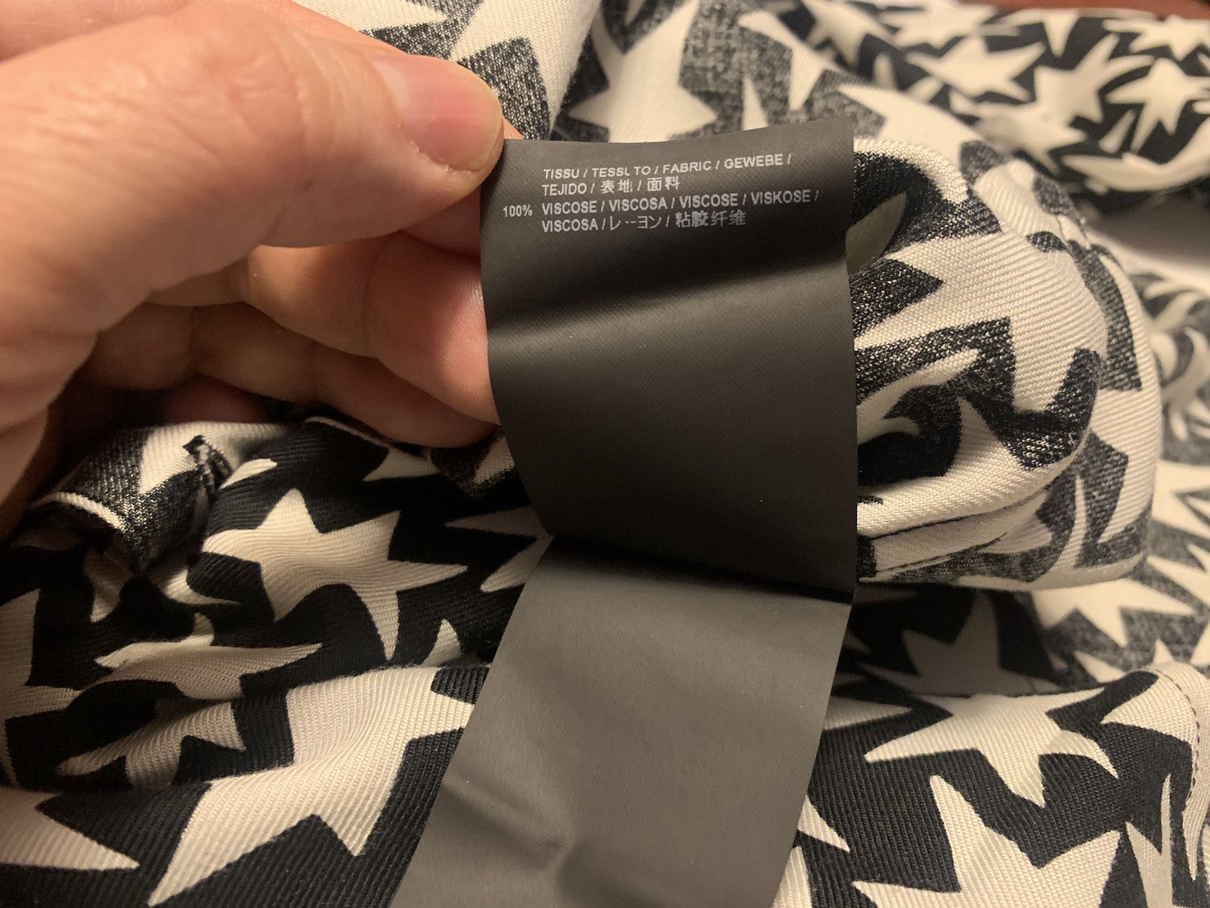 Saint Laurent Paris FW'16 Shirt Viscose Stars Print Size US M / EU 48-50 / 2 - 7 Thumbnail