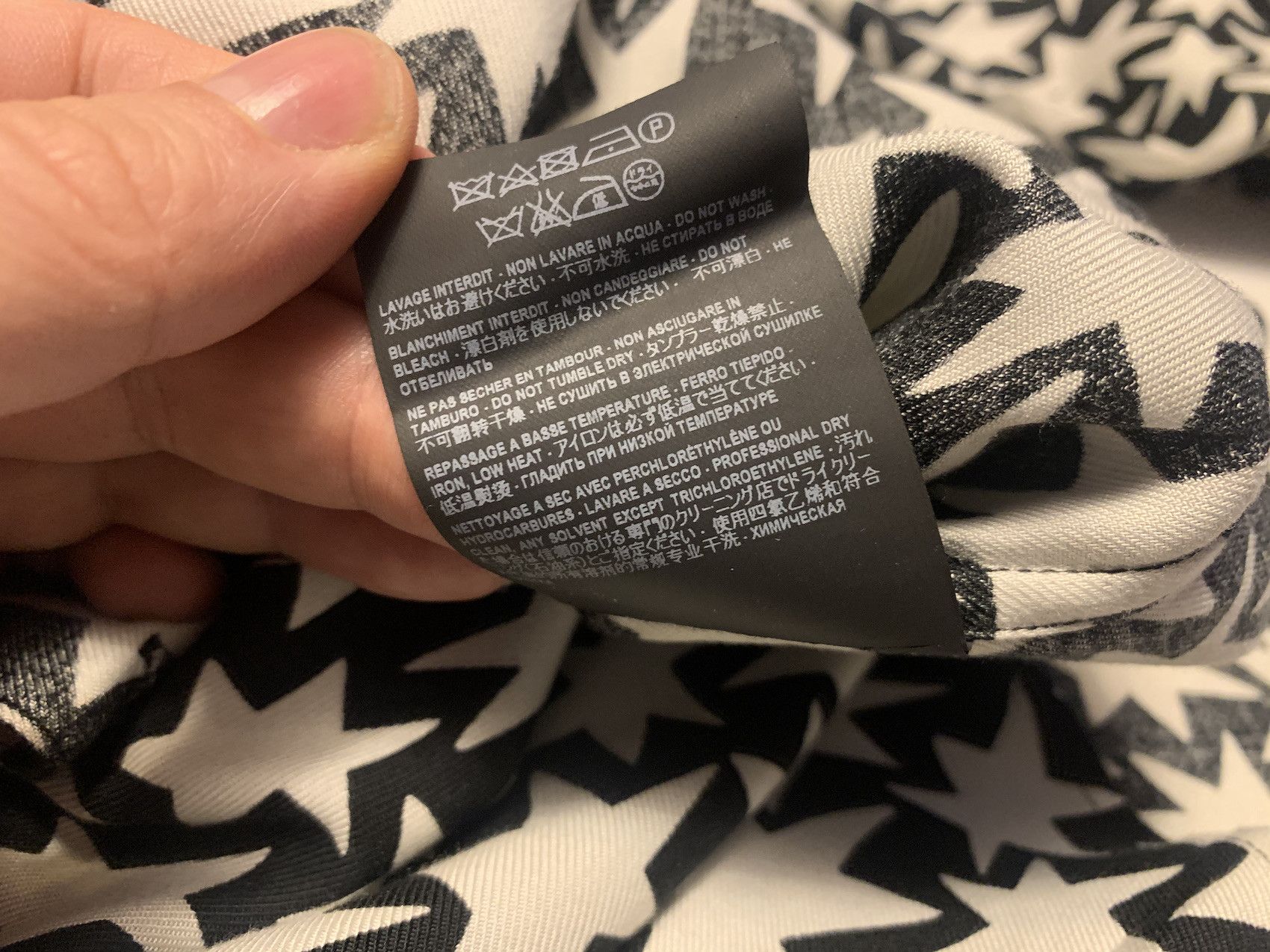 Saint Laurent Paris FW'16 Shirt Viscose Stars Print Size US M / EU 48-50 / 2 - 8 Thumbnail