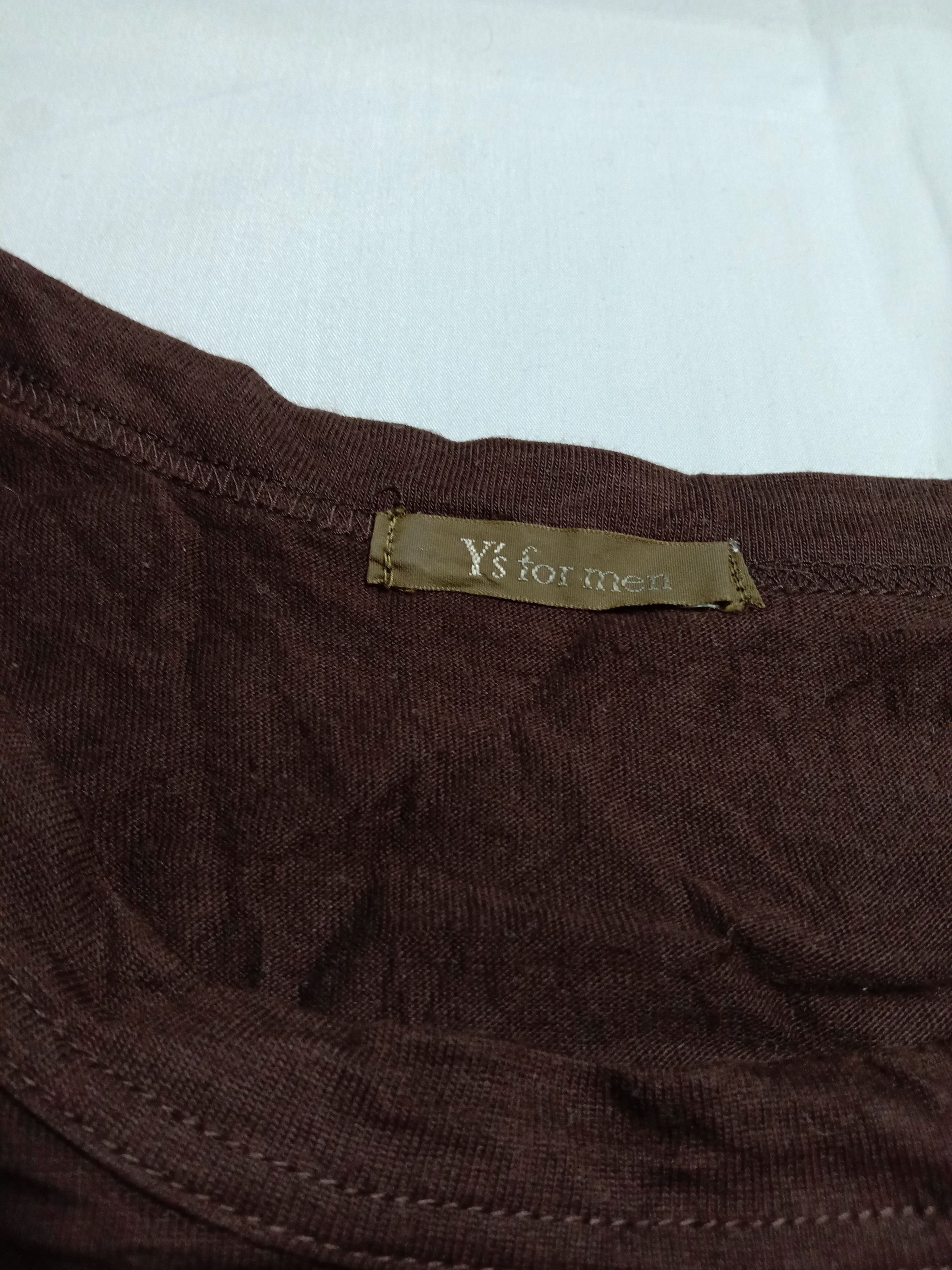 Japanese Brand Ys For Men Yamamoto Long Sleeve Tee Spell Out Size US M / EU 48-50 / 2 - 2 Thumbnail