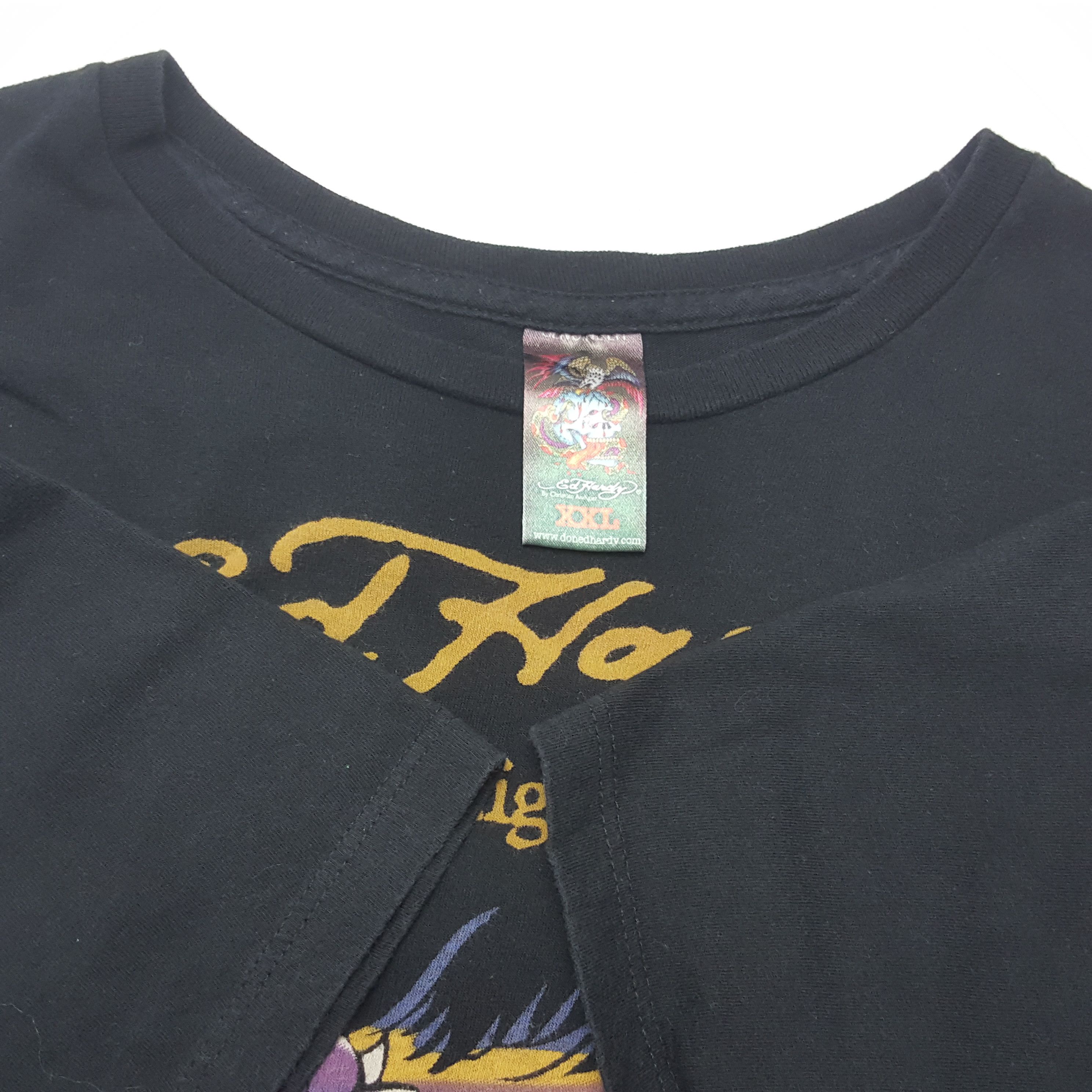 Ed Hardy × Vintage ED HARDY Streetwear Style Skulls Design Vintage Tshirt Size US L / EU 52-54 / 3 - 6 Thumbnail