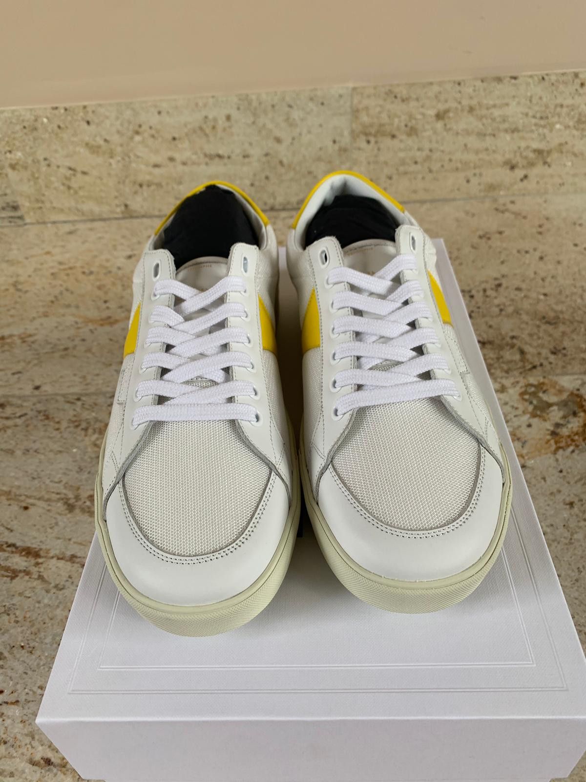 Celine Triomphe Low Top in Black & Yellow Size US 6 / EU 39 - 7 Thumbnail