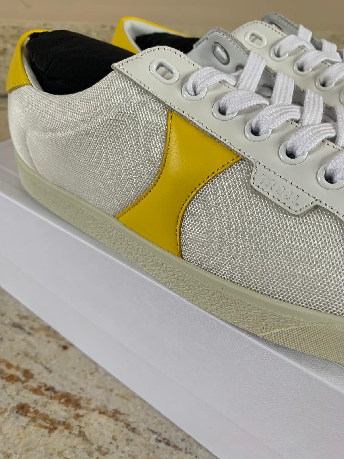 Celine Triomphe Low Top in Black & Yellow Size US 6 / EU 39 - 8 Thumbnail