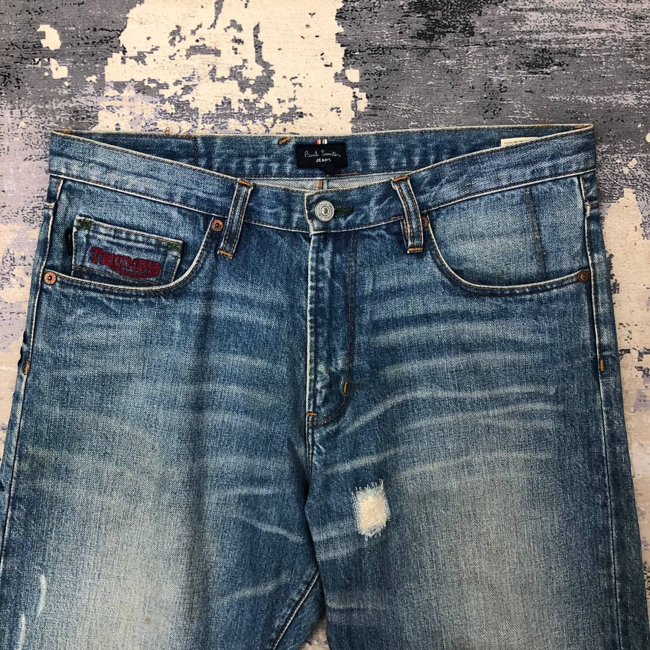 Paul Smith P136 TRIUMPH MOTORCYCLE X PAUL SMITH JEANS Size US 34 / EU 50 - 3 Thumbnail