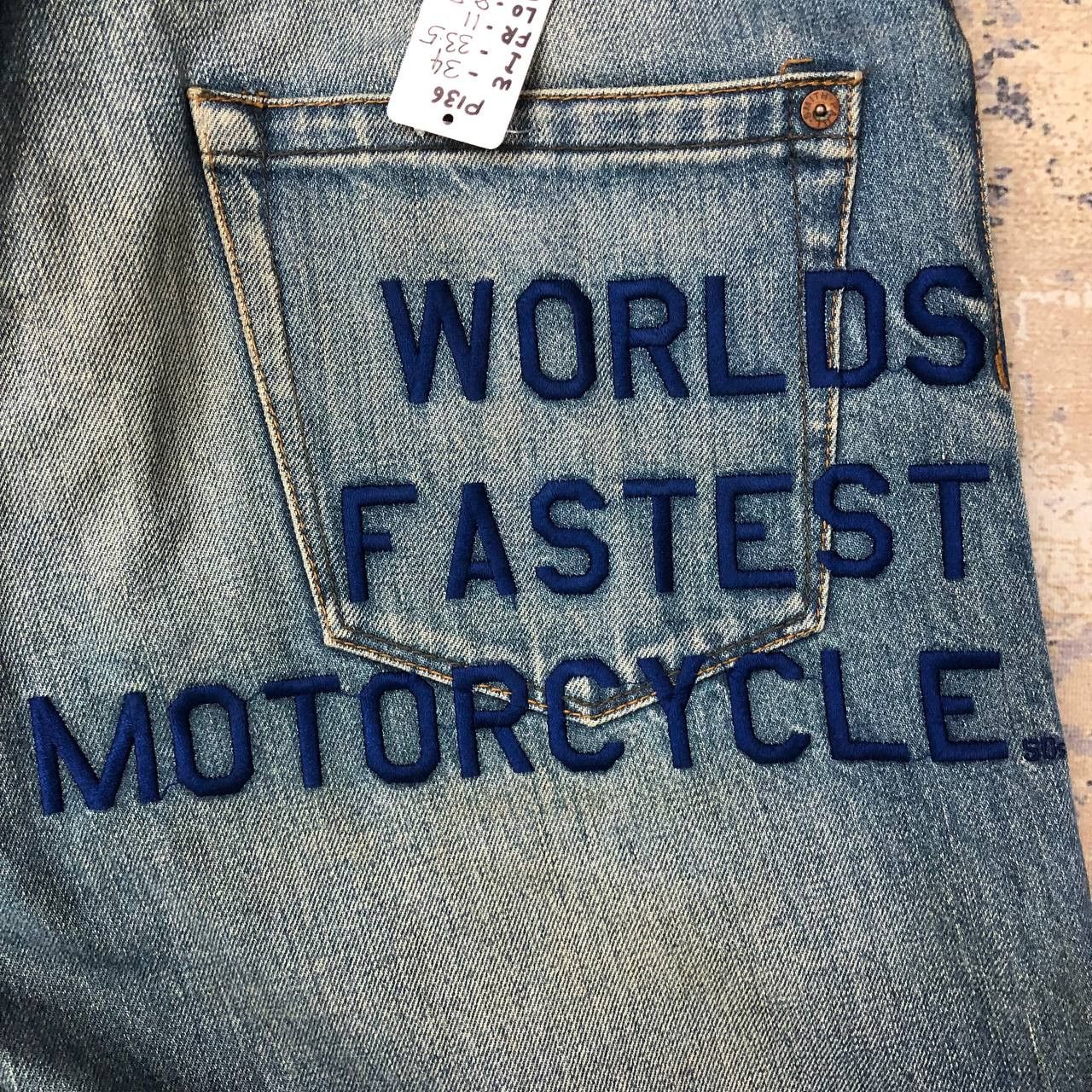Paul Smith P136 TRIUMPH MOTORCYCLE X PAUL SMITH JEANS Size US 34 / EU 50 - 7 Thumbnail