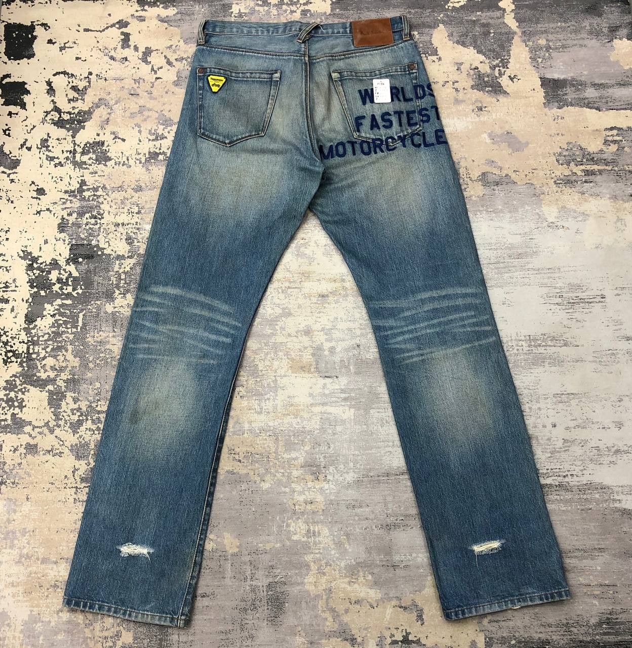 Paul Smith P136 TRIUMPH MOTORCYCLE X PAUL SMITH JEANS Size US 34 / EU 50 - 1 Thumbnail