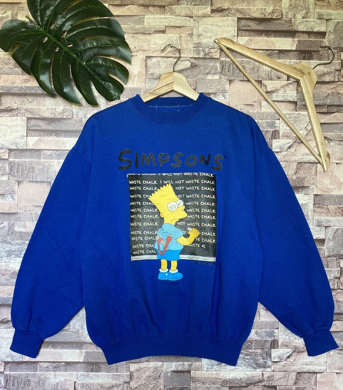 The Simpsons Simpson Mark Gardener Sweatshirt #31-8 Size US M / EU 48-50 / 2 - 1 Thumbnail